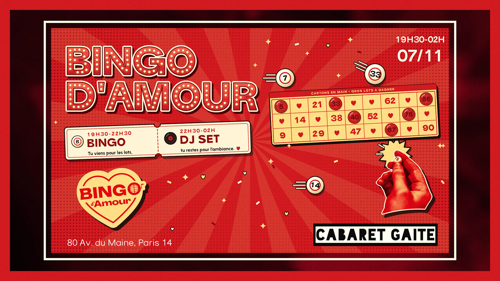 Bingo D'amour X Cabaret Cover