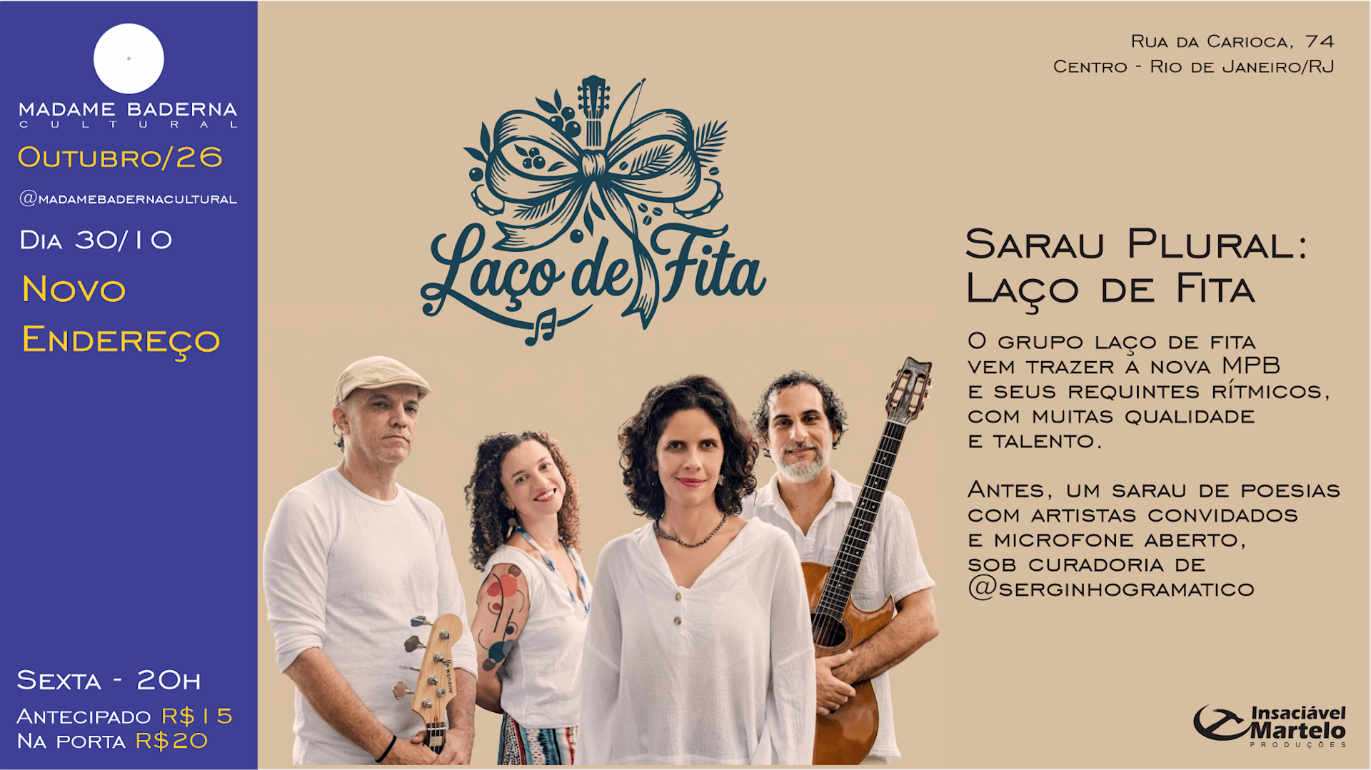 Sarau Plural: Laço De Fita Cover