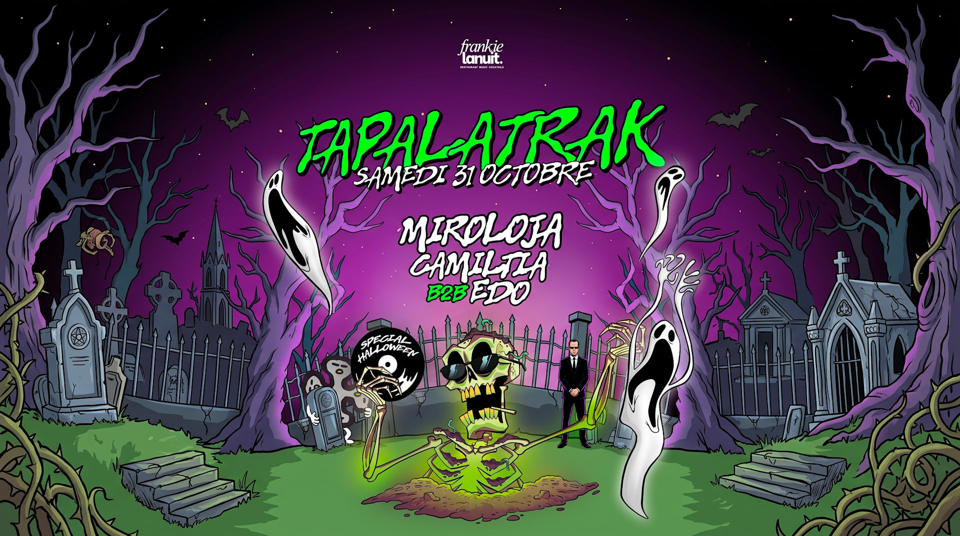 Tapalatrak Invite Miroloja - Frankie La Nuit, Toulouse Cover