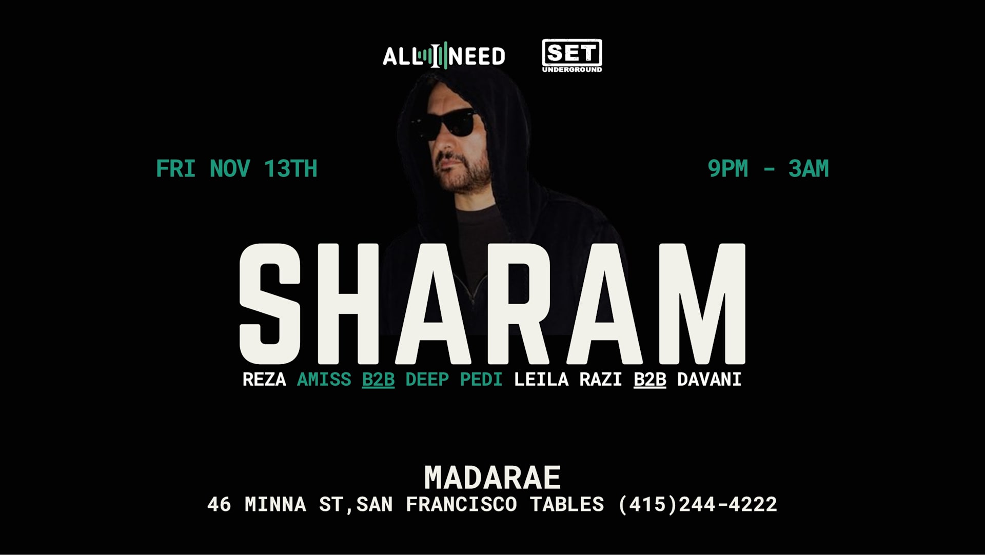 Sharam (Deep Dish) At Madarae Cover