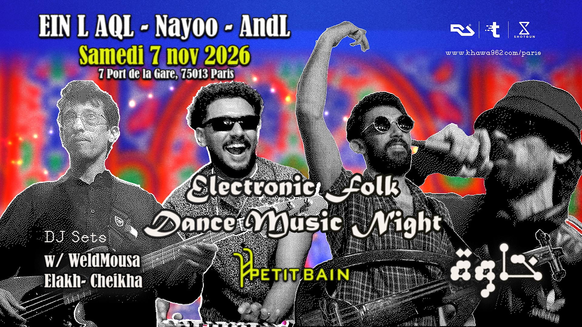 Electronic Folk Dance Music Night Cover