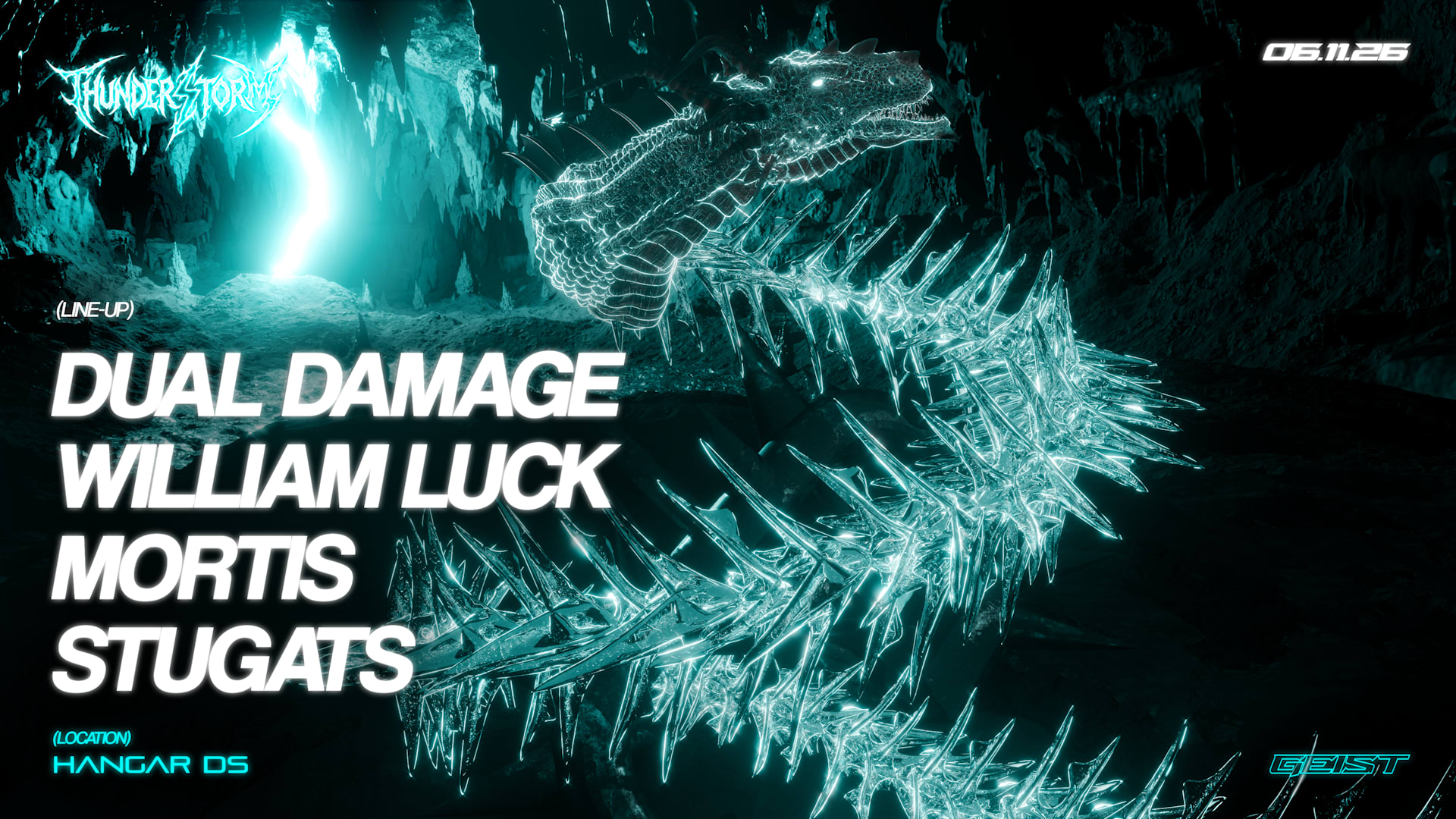 Thunderstorm // Dual Damage, William Luck, Mortis, Stugats Cover