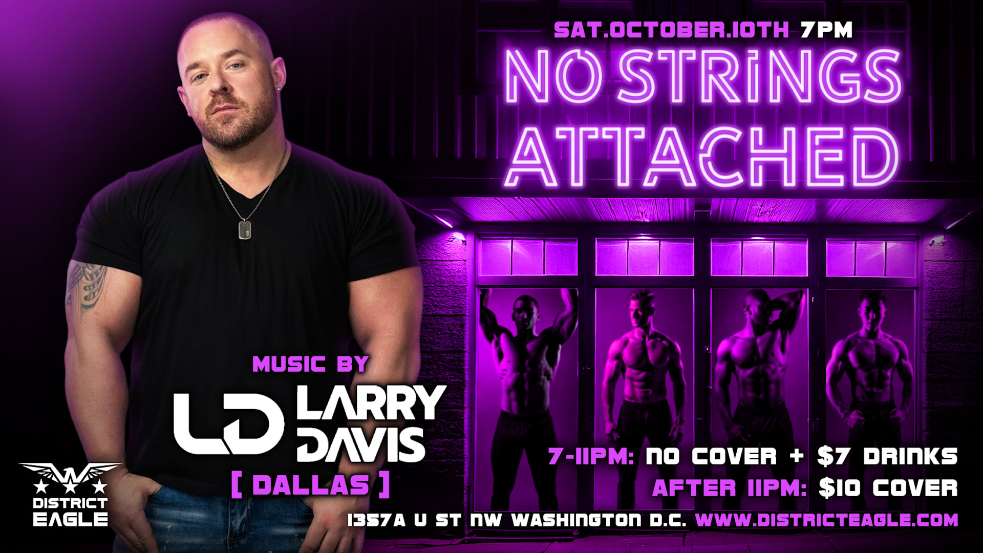 No Strings Attached W/ Larry Davis Cover