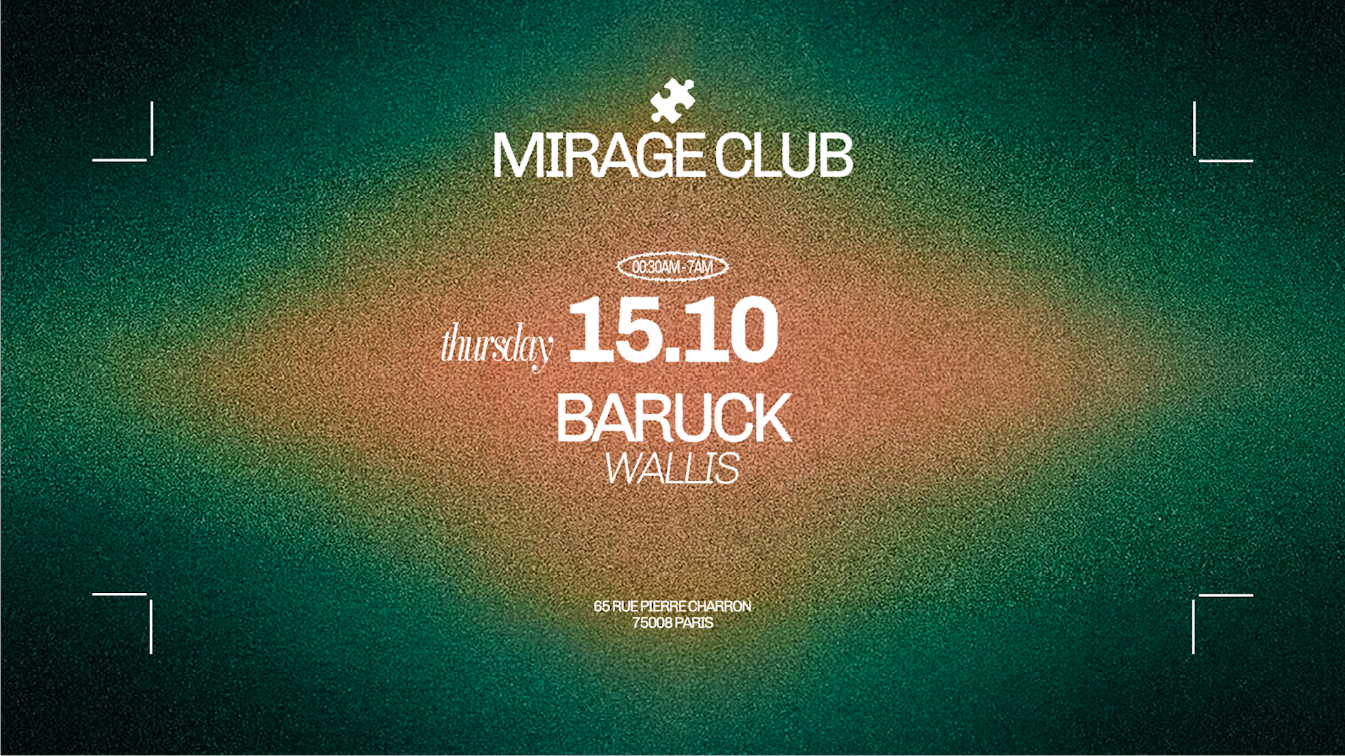 Mirage / Baruck, Wallis Cover