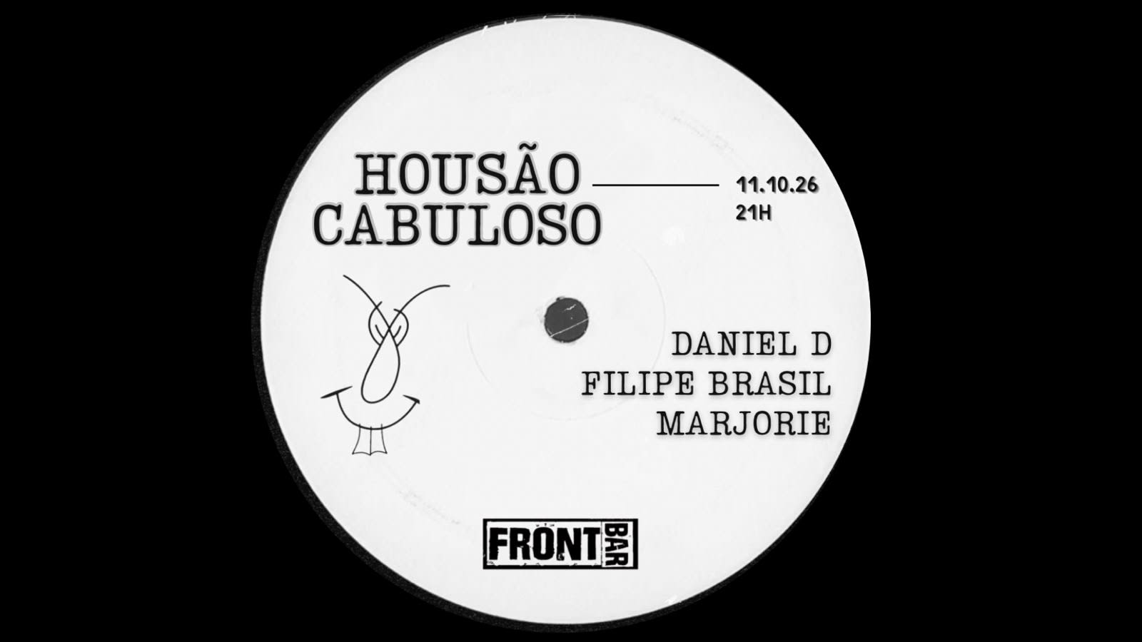 Housão Cabuloso At Front  • Daniel D, Filipe Brasil, Majorie Cover