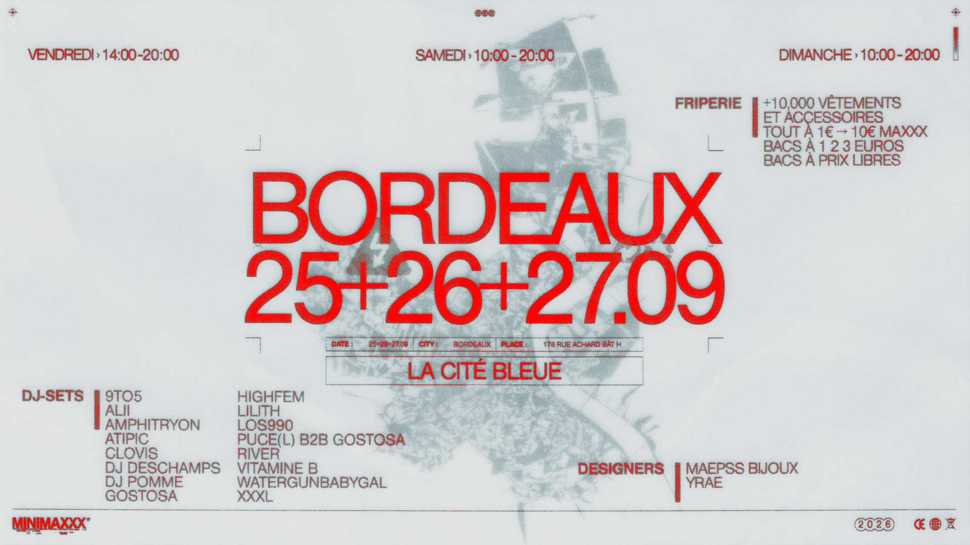 [Bordeaux] Friperie + Dj-Sets + Designers Cover