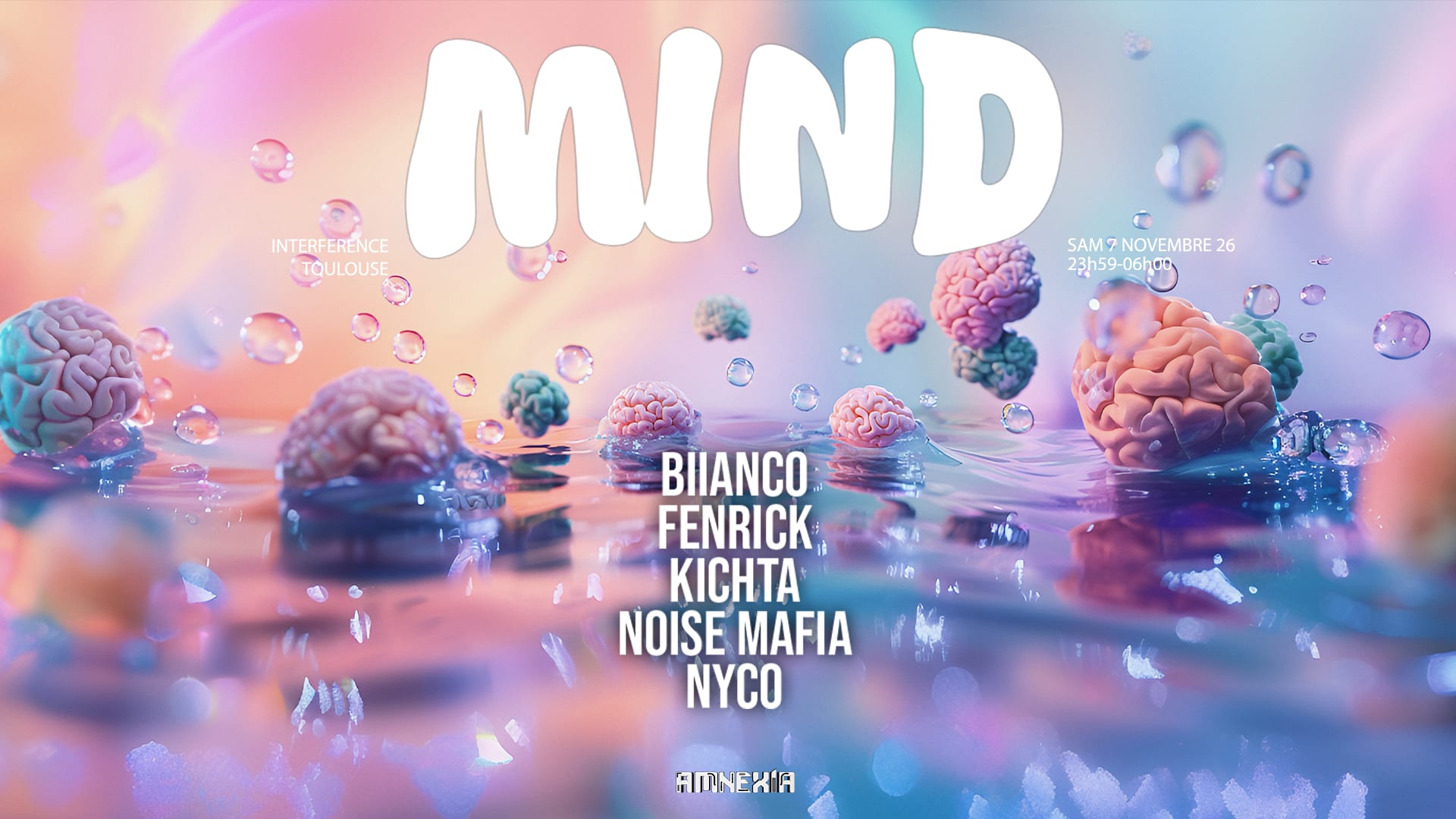 Mind X Interference : Biianco, Fenrick, Kichta, Noise Mafia Cover