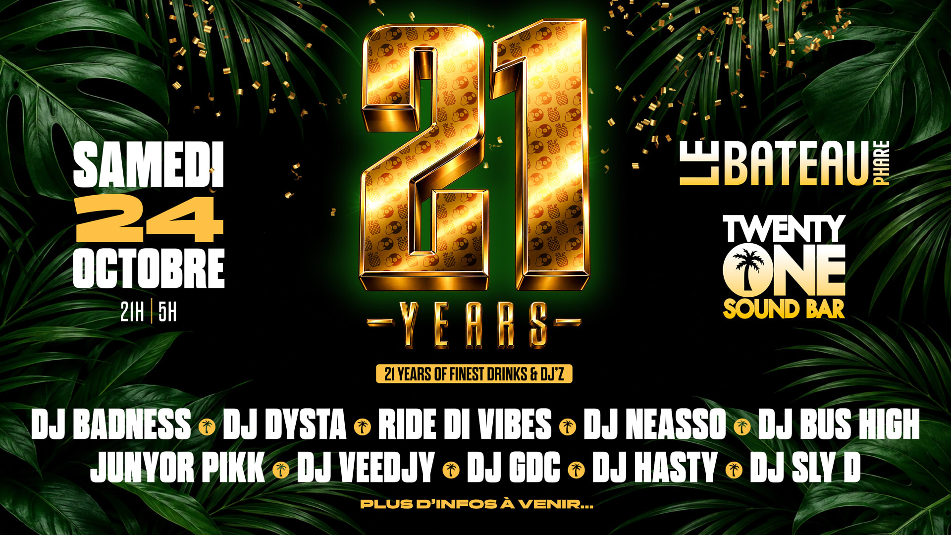 Twenty One Sound Bar // 21 Bday Edition Cover