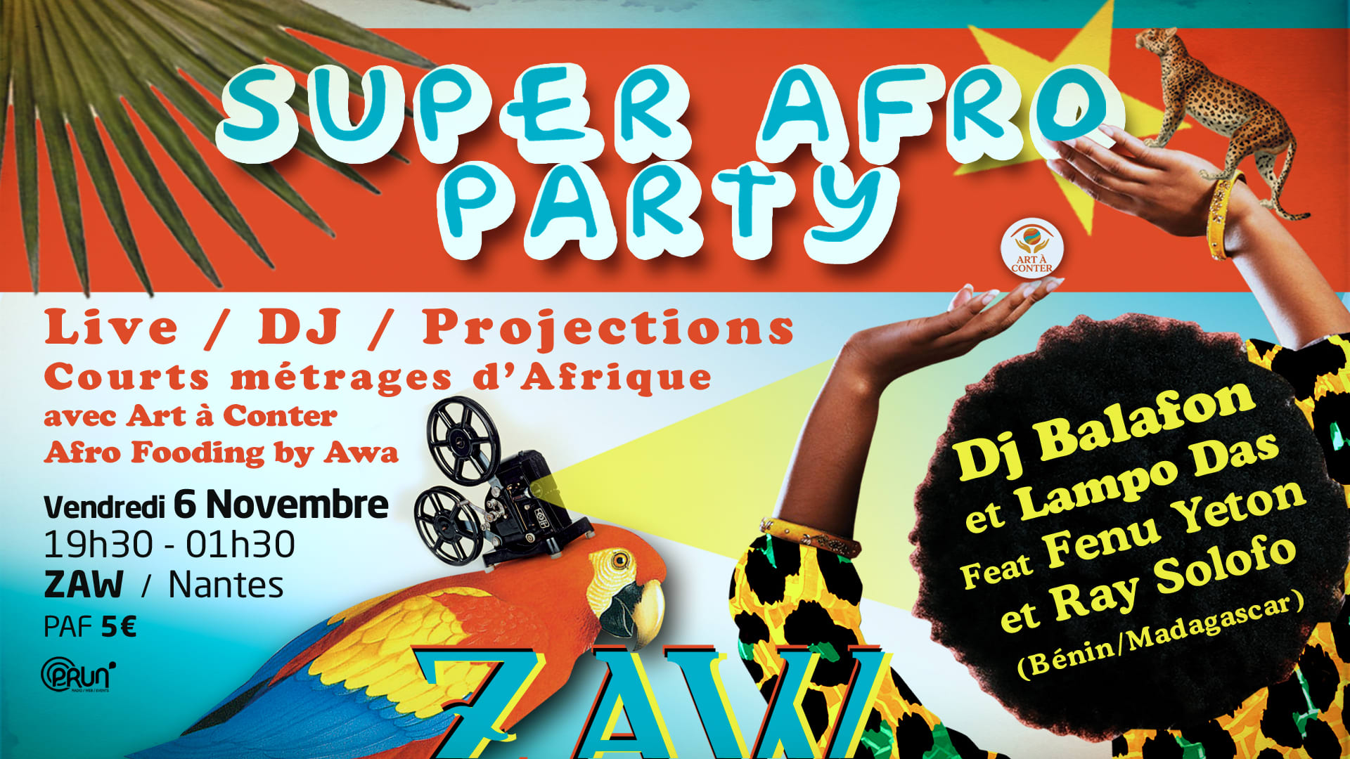 Super Afro Party Au Zaw Cover