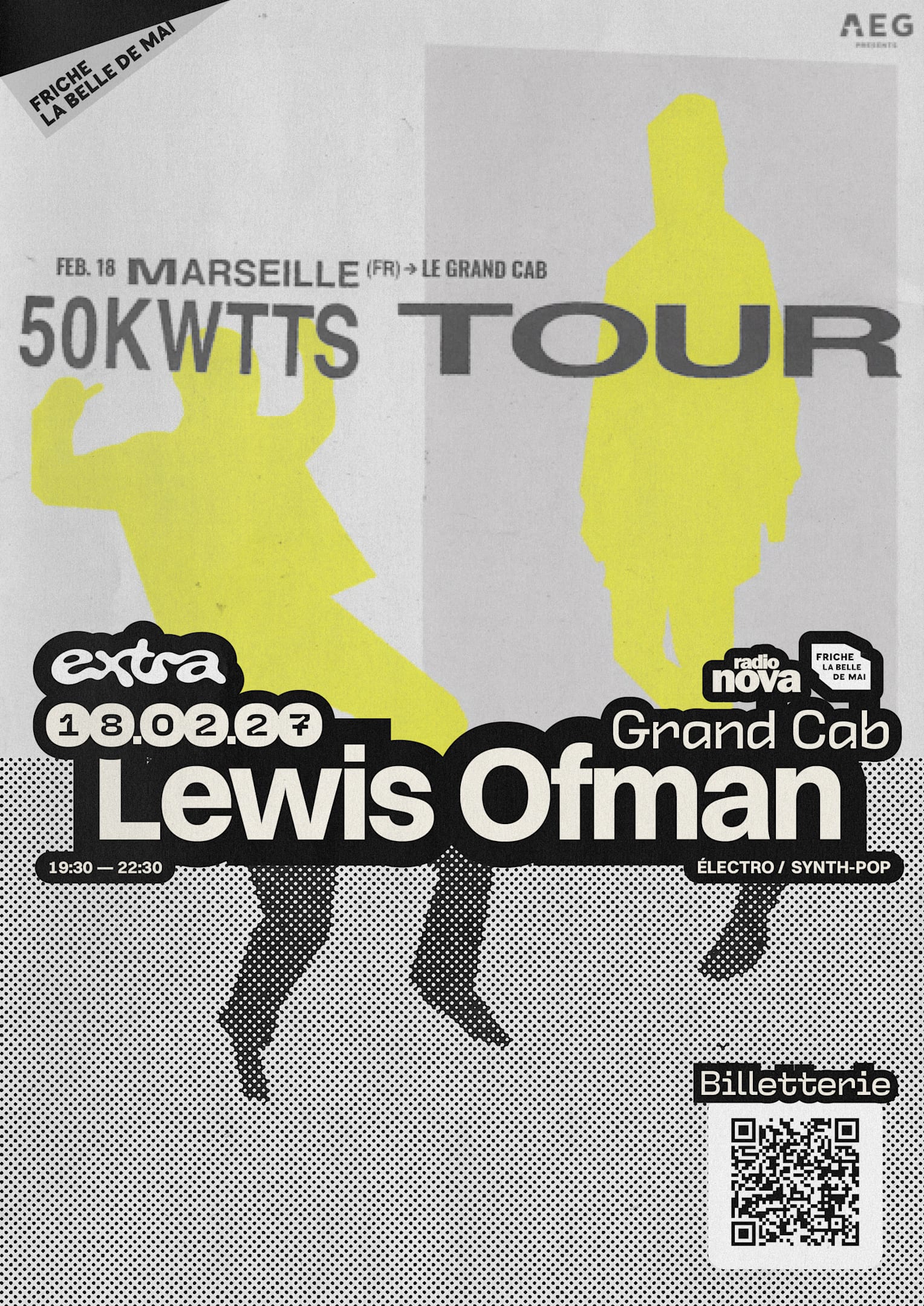 Lewis Ofman + 1ère Partie @ Grand Cab Cover
