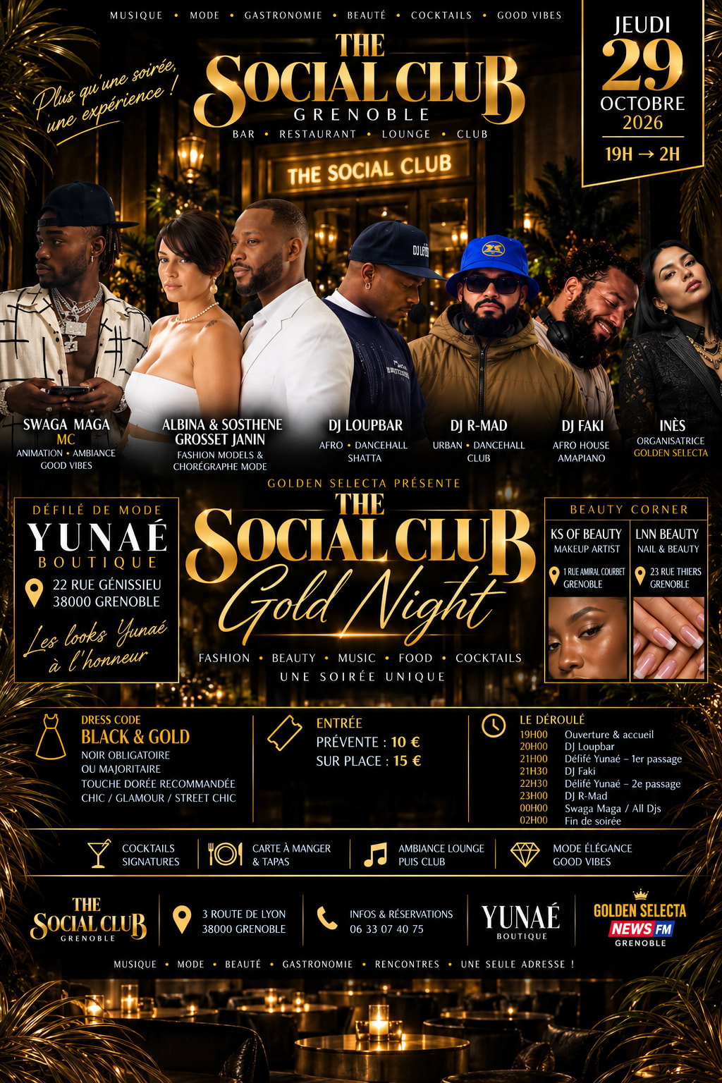 The Social Club - Gold Night Cover