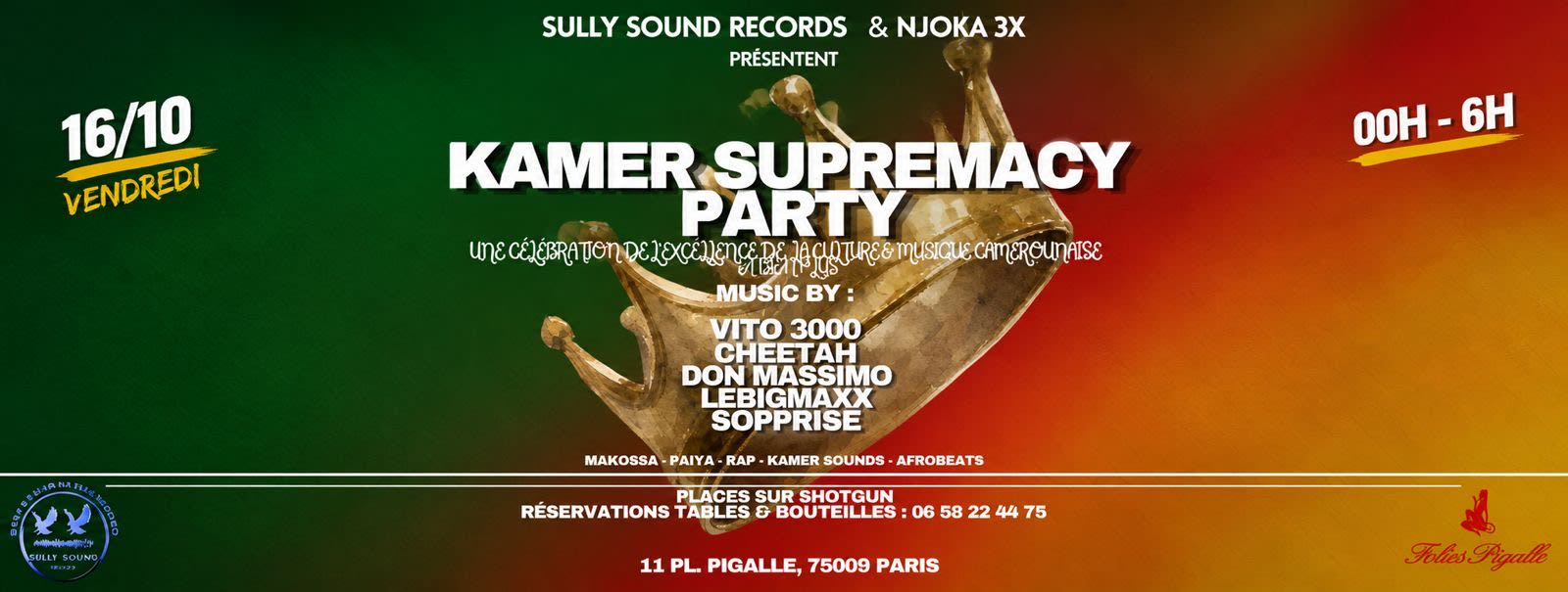 Kamer Supremacy Party Cover