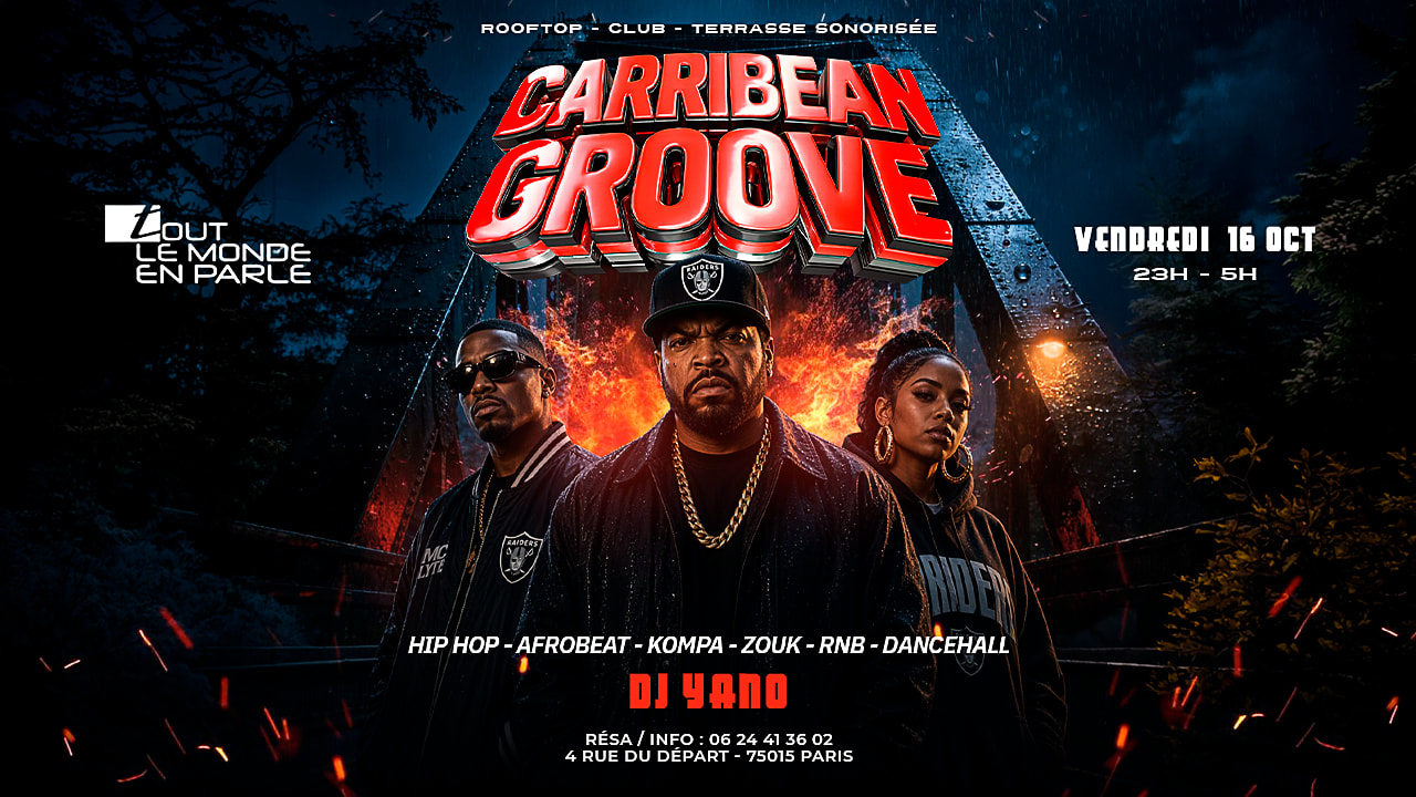Soiree Caribbean Groove Open Air & Hiphop,Afrobeat Cover