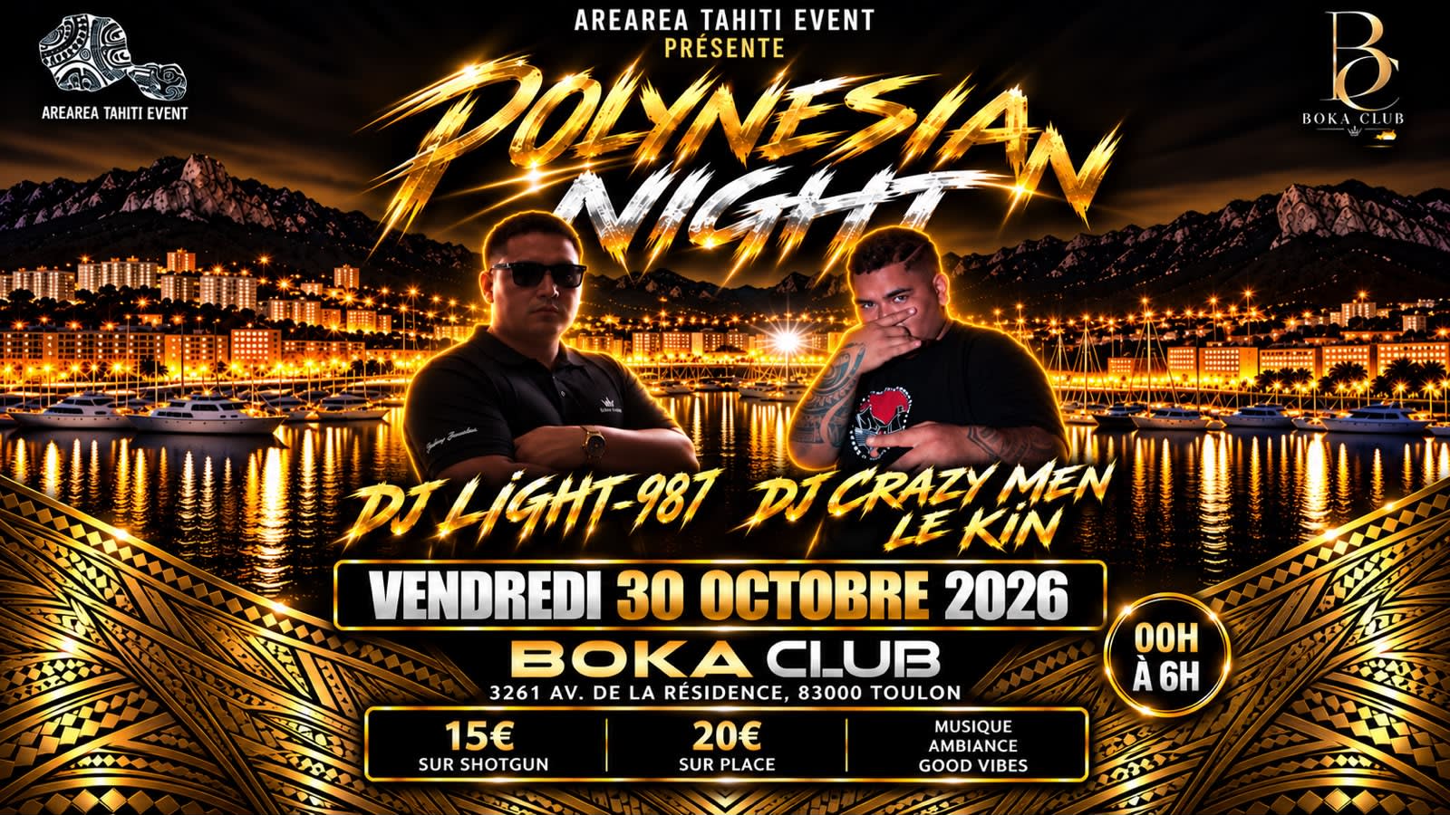 Polynesian Night 2026 Toulon Cover