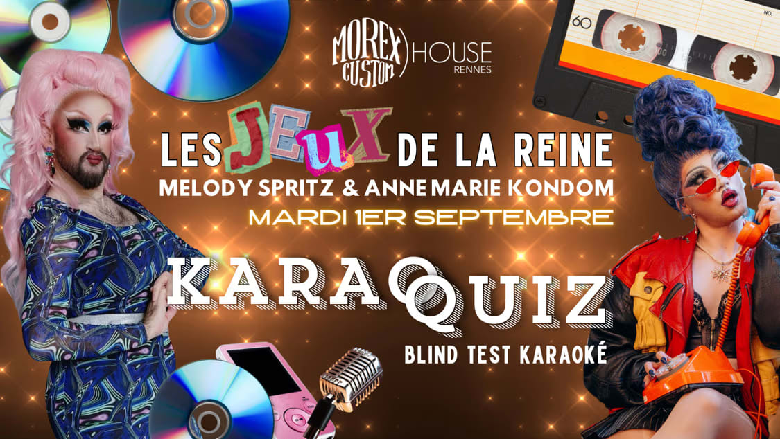 Les Jeux De La Reine / Karaquiz  / Drag Queen / Morex House Cover