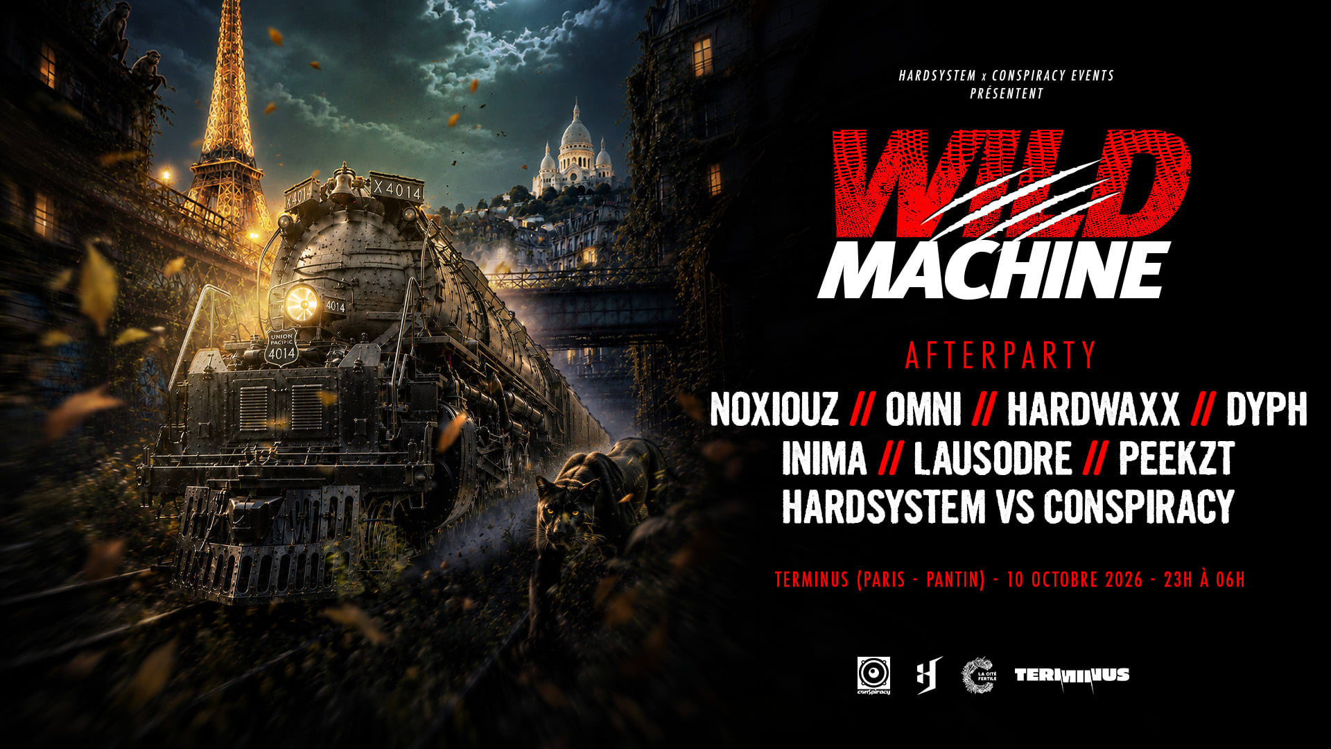 [Afterparty] Hardsystem X Conspiracy : Wild Machine Cover