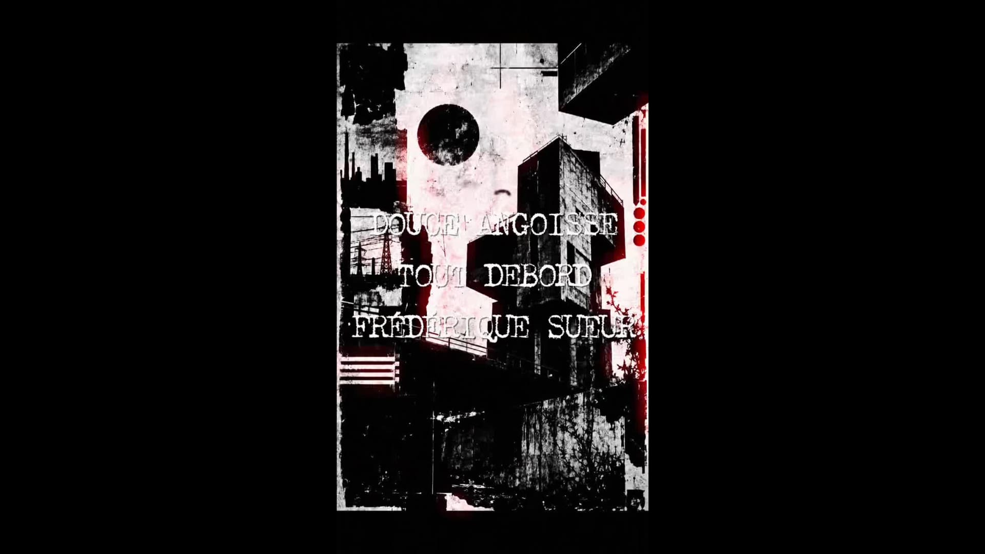 Douce Angoisse, Tout Debord, Frederic Sueur Cover