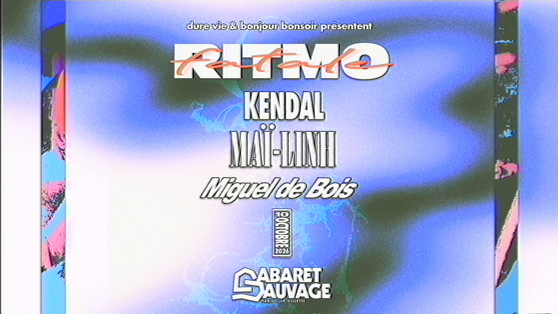 Ritmo Fatale : Kendal, Maï-Linh, Miguel De Bois Cover