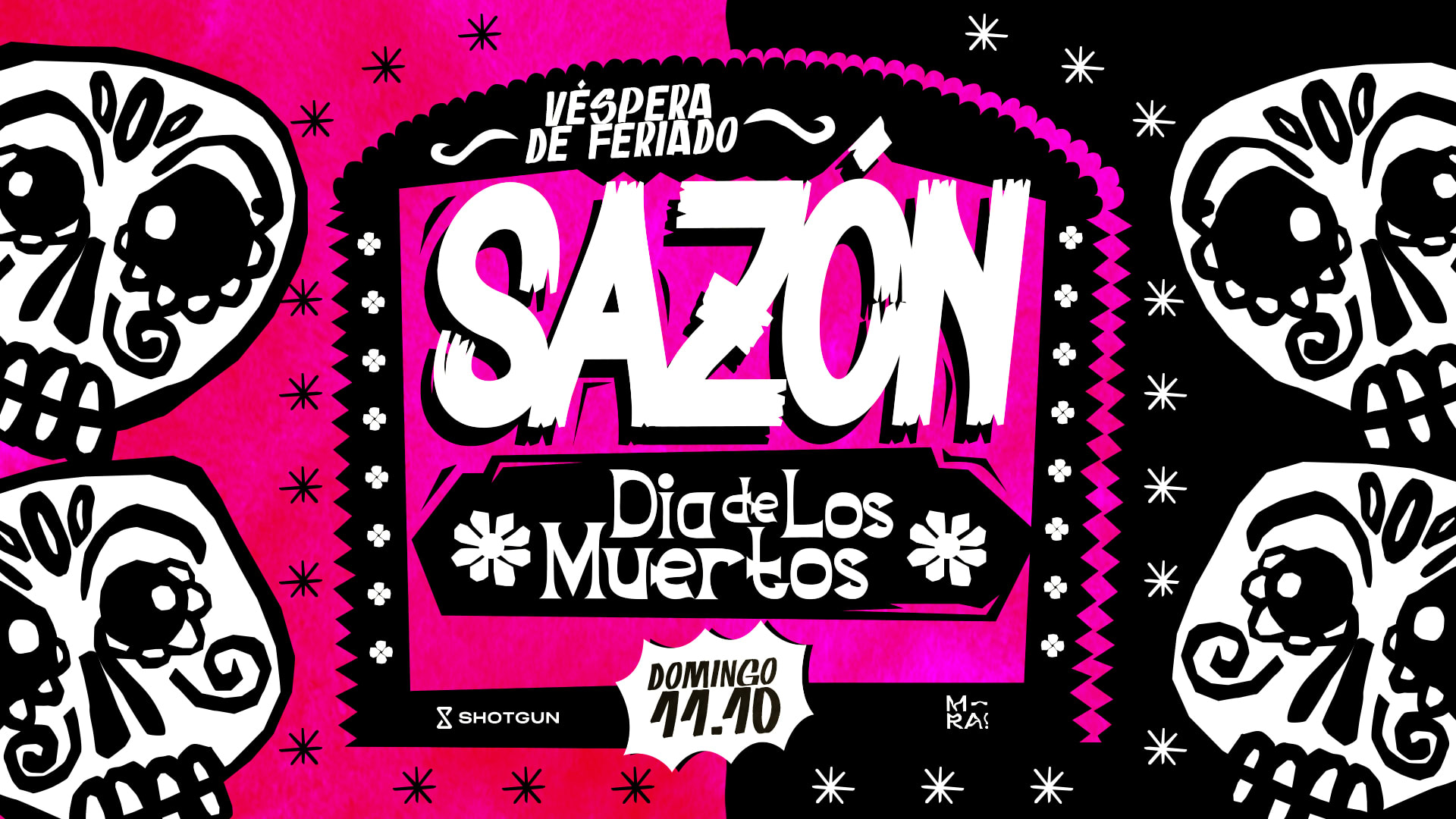Sazón #6 Día De Los Muertos  11/10 (Véspera De Feriado) 21h Cover