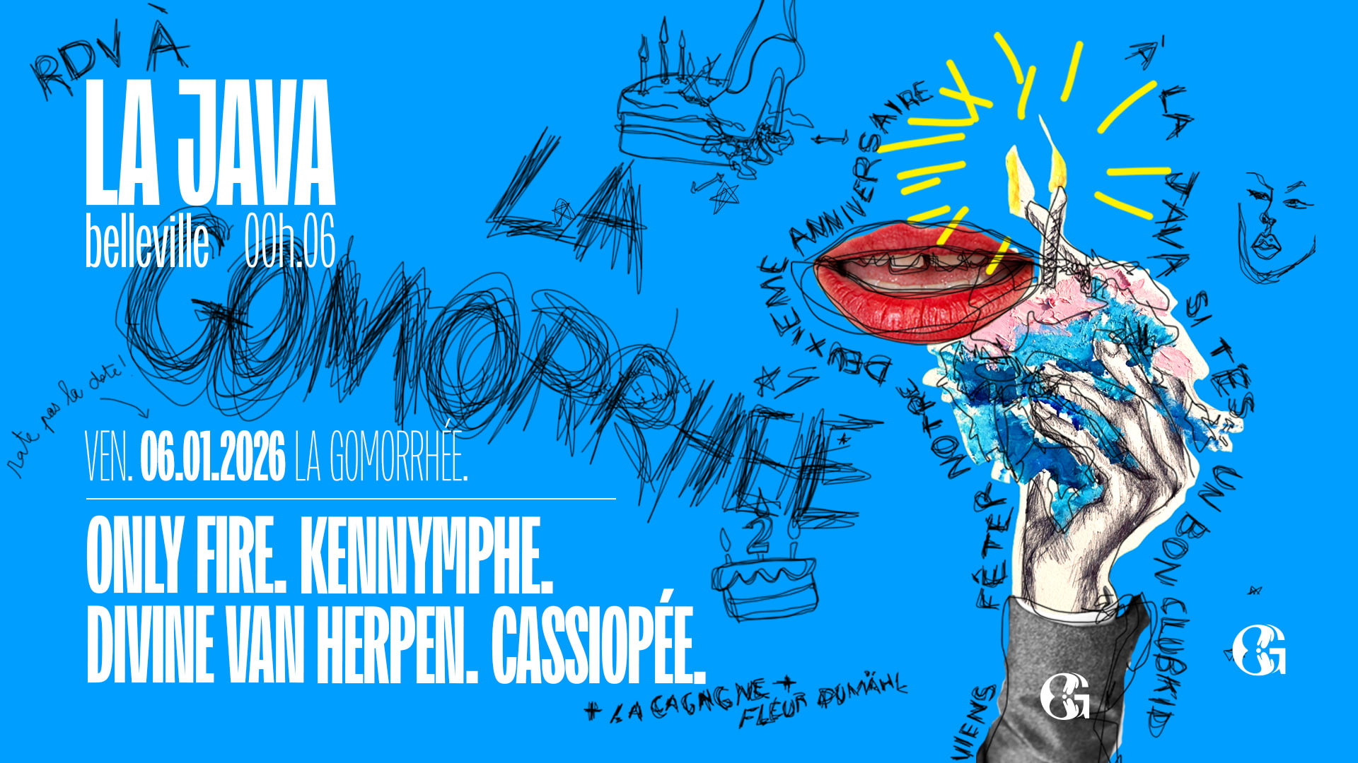 La Gomorrhée 2 Ans : Only Fire, Kennymphe, Divine Van Herpen Cover
