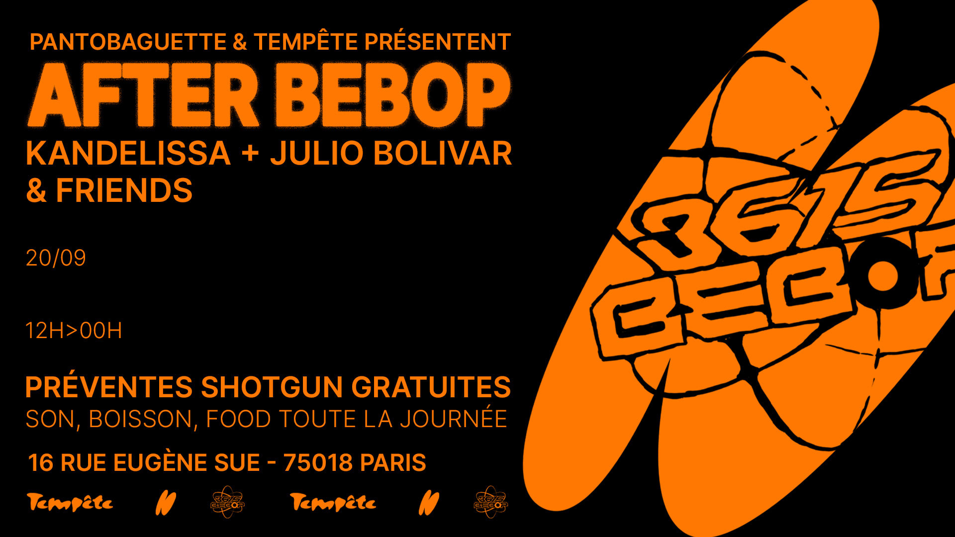 After Bebop : Kandelissa & Julio Bolivar @ Pantobaguette Cover