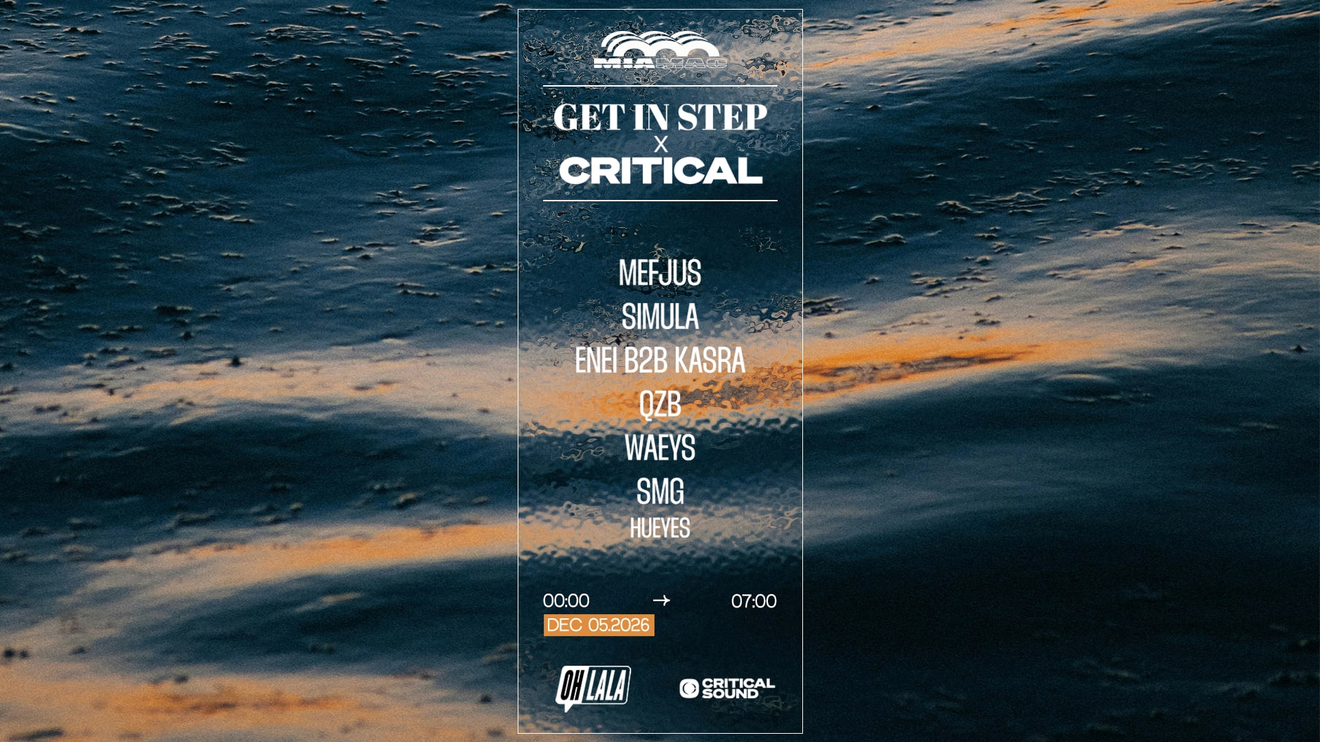 Get In Step X Critical : Mefjus, Simula, Enei B2b Kasra … Cover