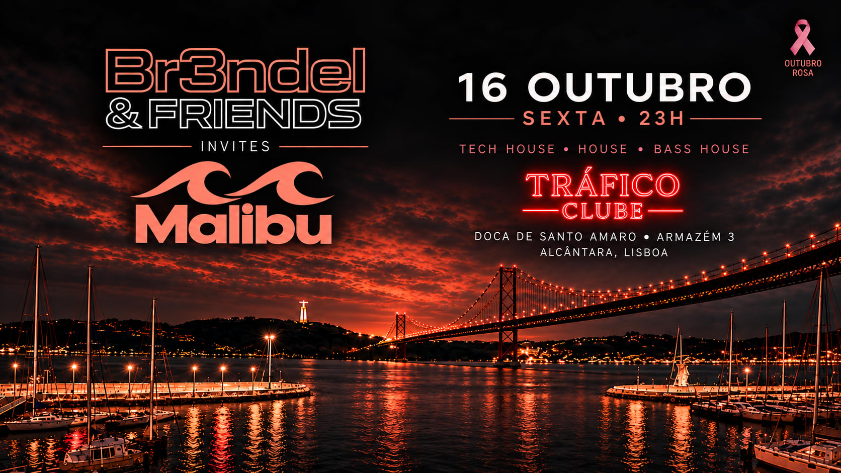 Br3ndel & Friends Invites Malibu Cover