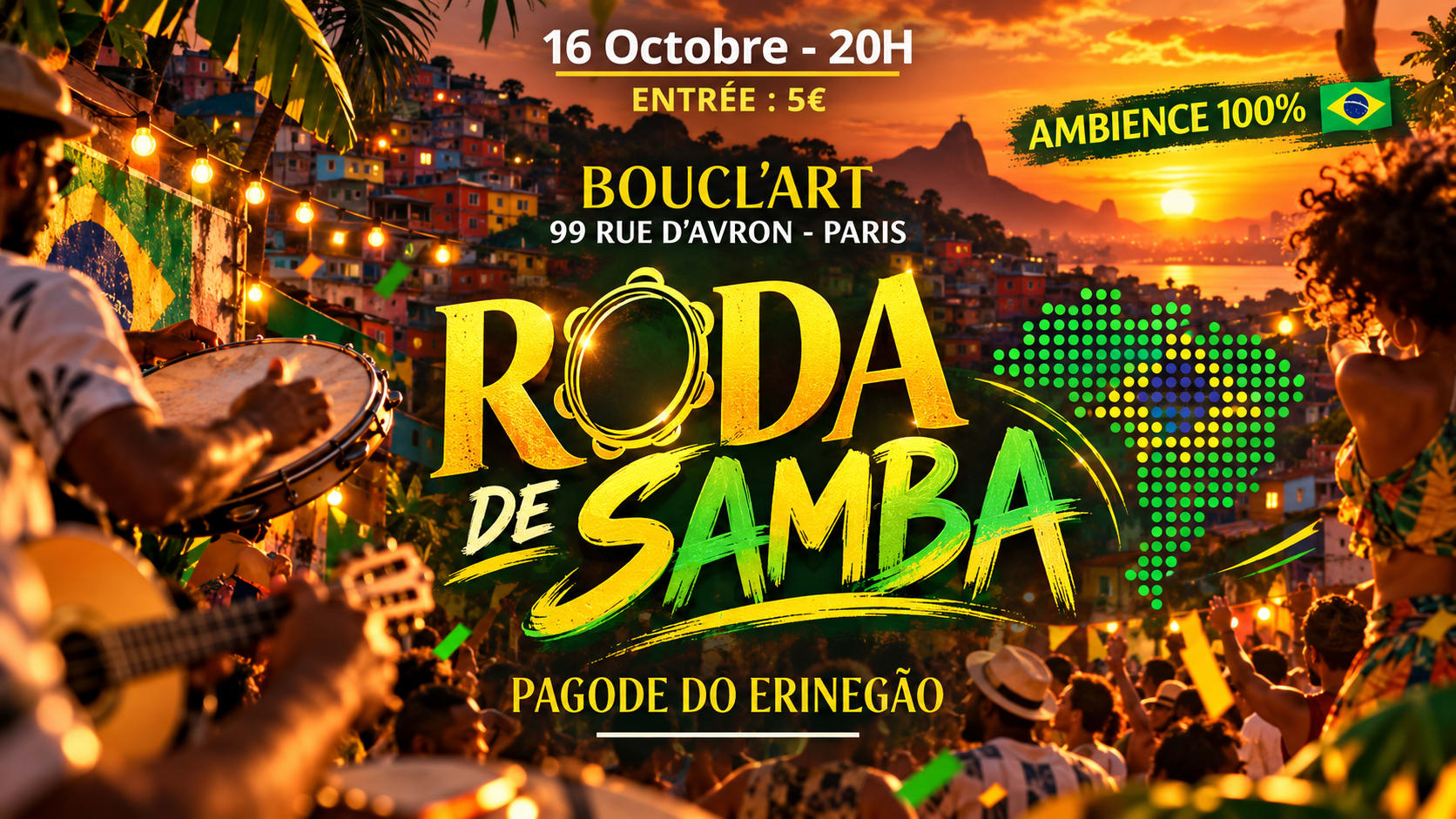Soirée Brasil - Pagode Do Erinegão Cover