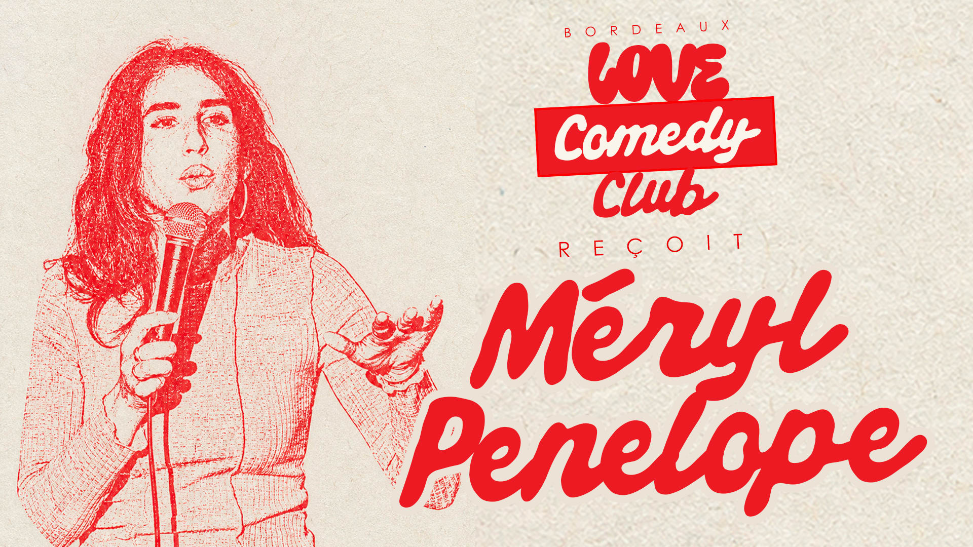 Love Comedy Club - Meryl Penelope + Artistes Bordelais Cover