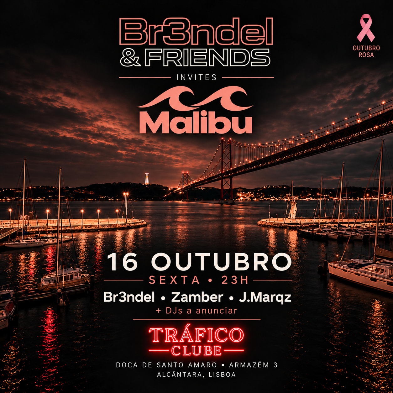 Br3ndel & Friends Invites Malibu Cover
