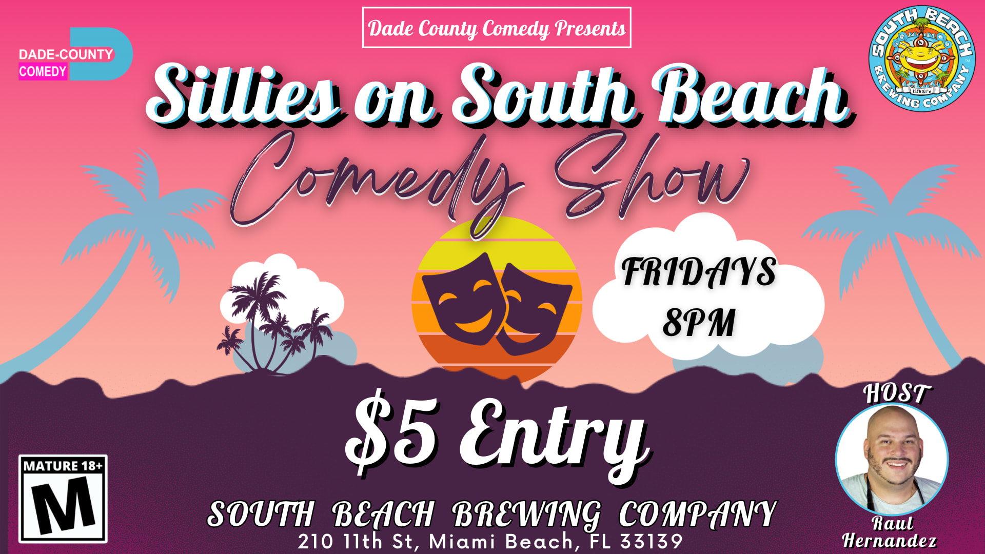 Sillies On South Beach Comedy Show Cover