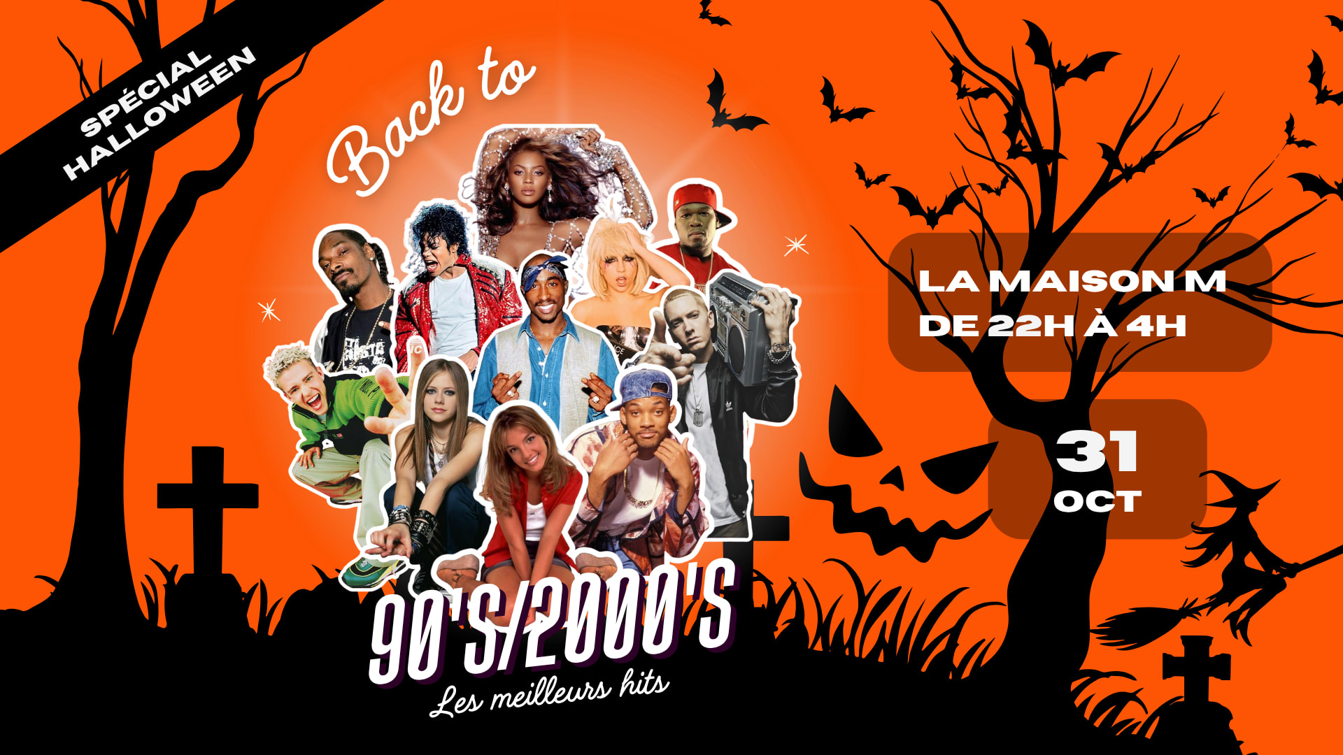 Back To 90/2000 : Spéciale Halloween Cover