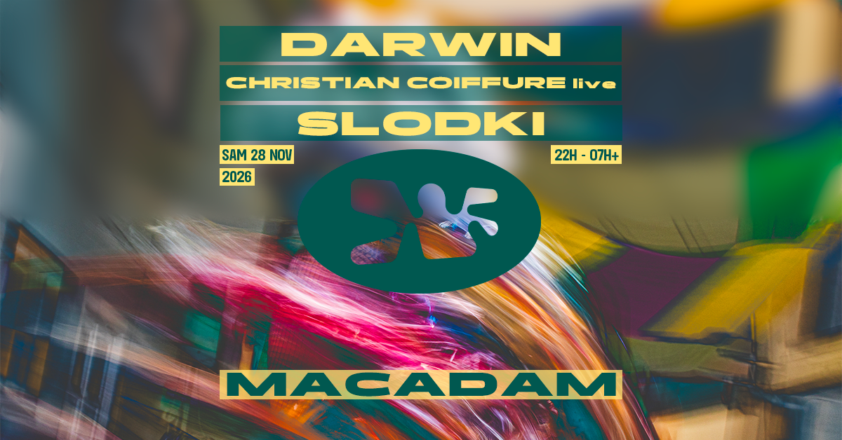 Macadam • Darwin ~ Christian Coiffure (Live) ~ Slodki Cover