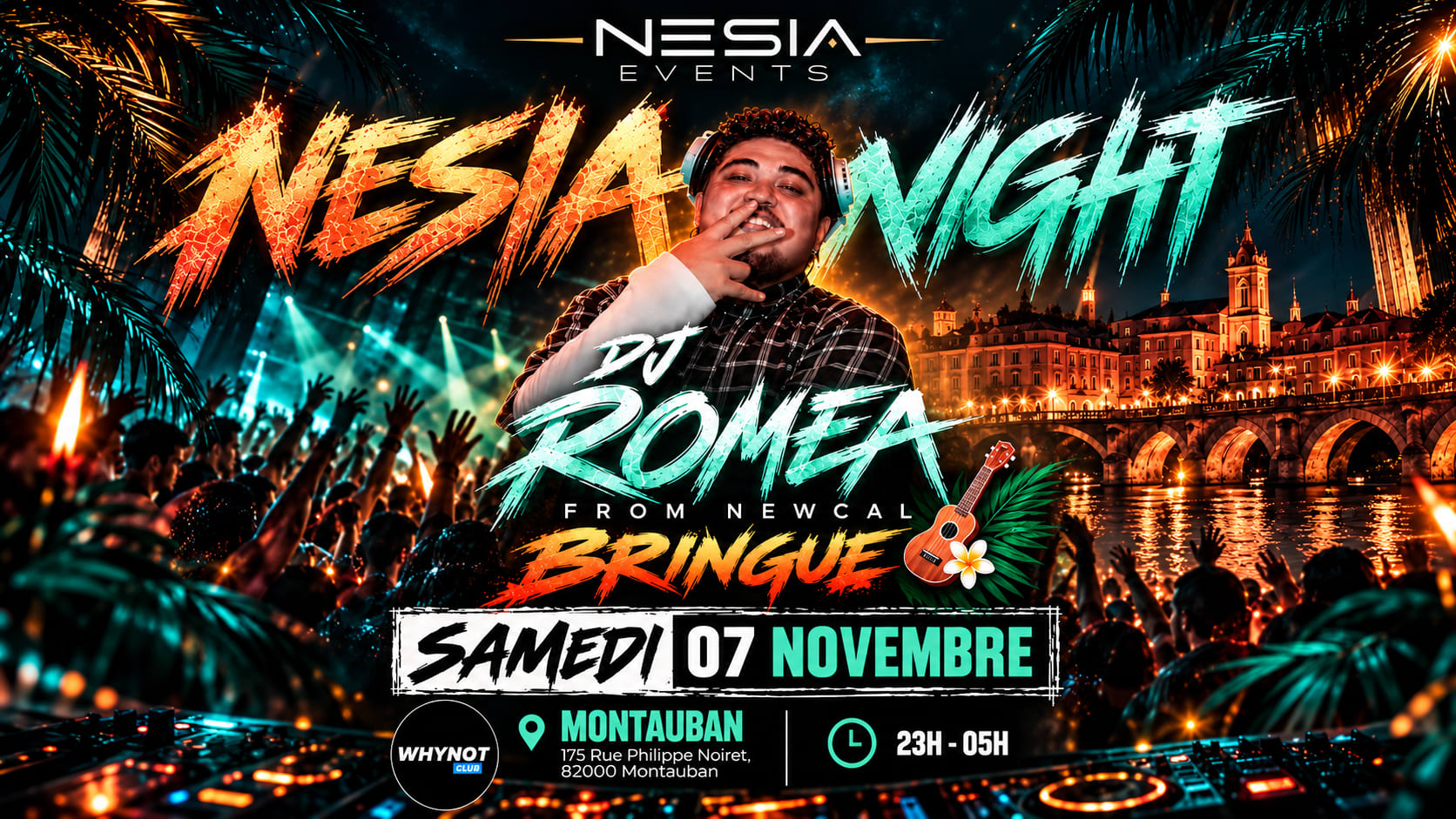 Nesia Night - Montauban 11/2026 Cover