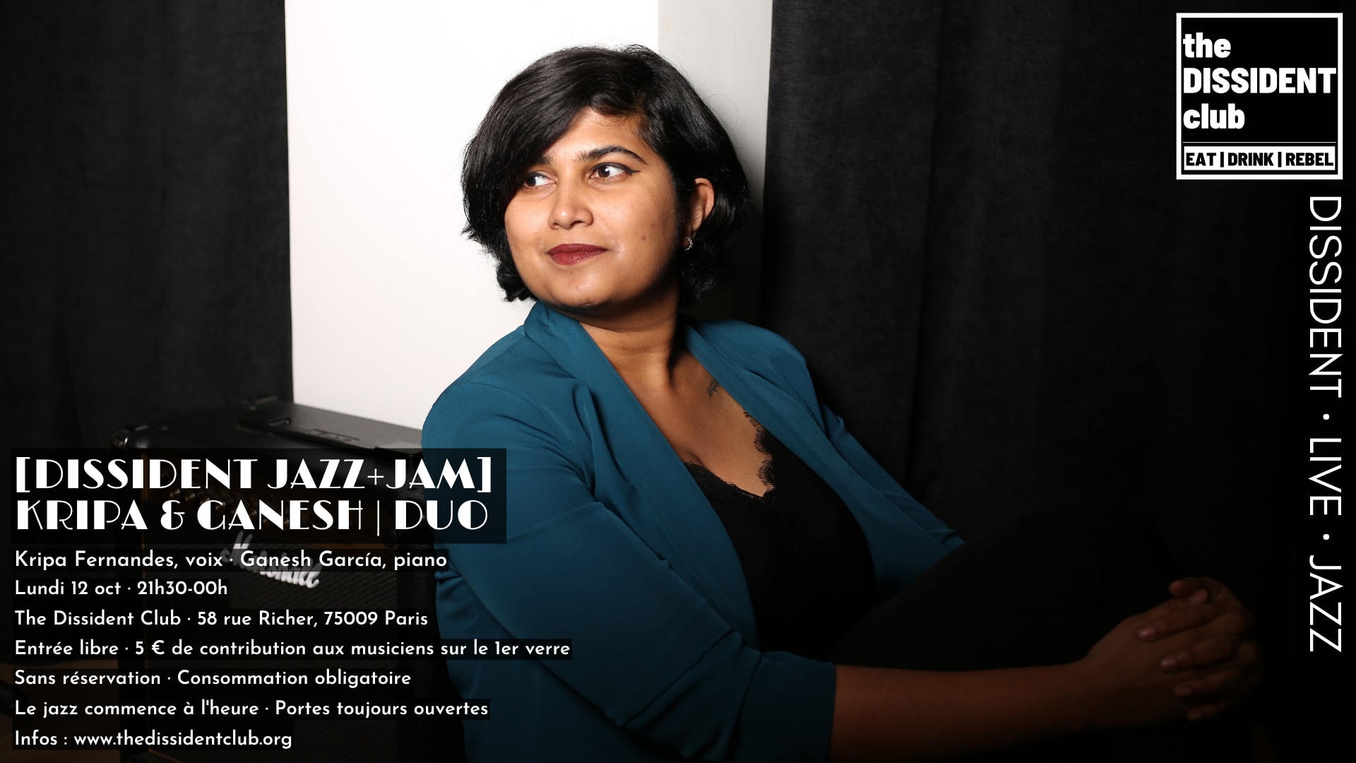 [Dissident Jazz+Jam] Ganesh & Kripa | Duo Cover