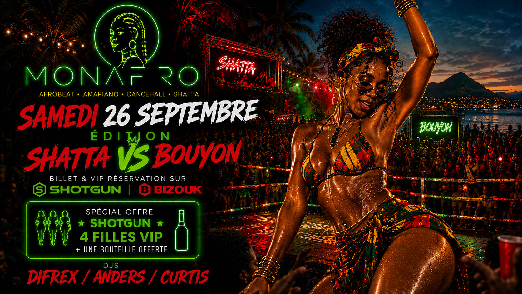 Monafro : Shatta Vs Bouyon Cover