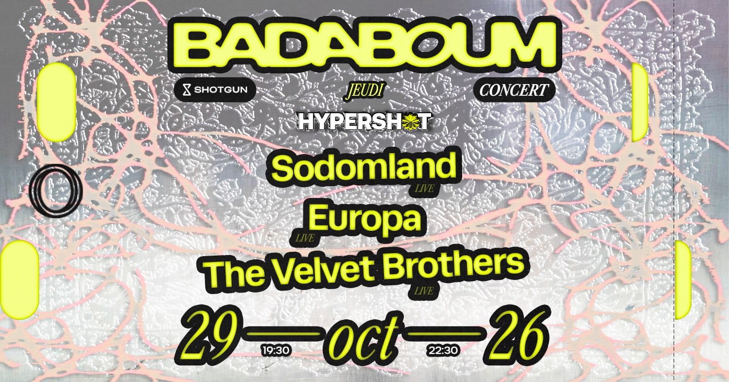 Concert — Hypershot: Europa, Sodomland, The Velvet Brothers Cover