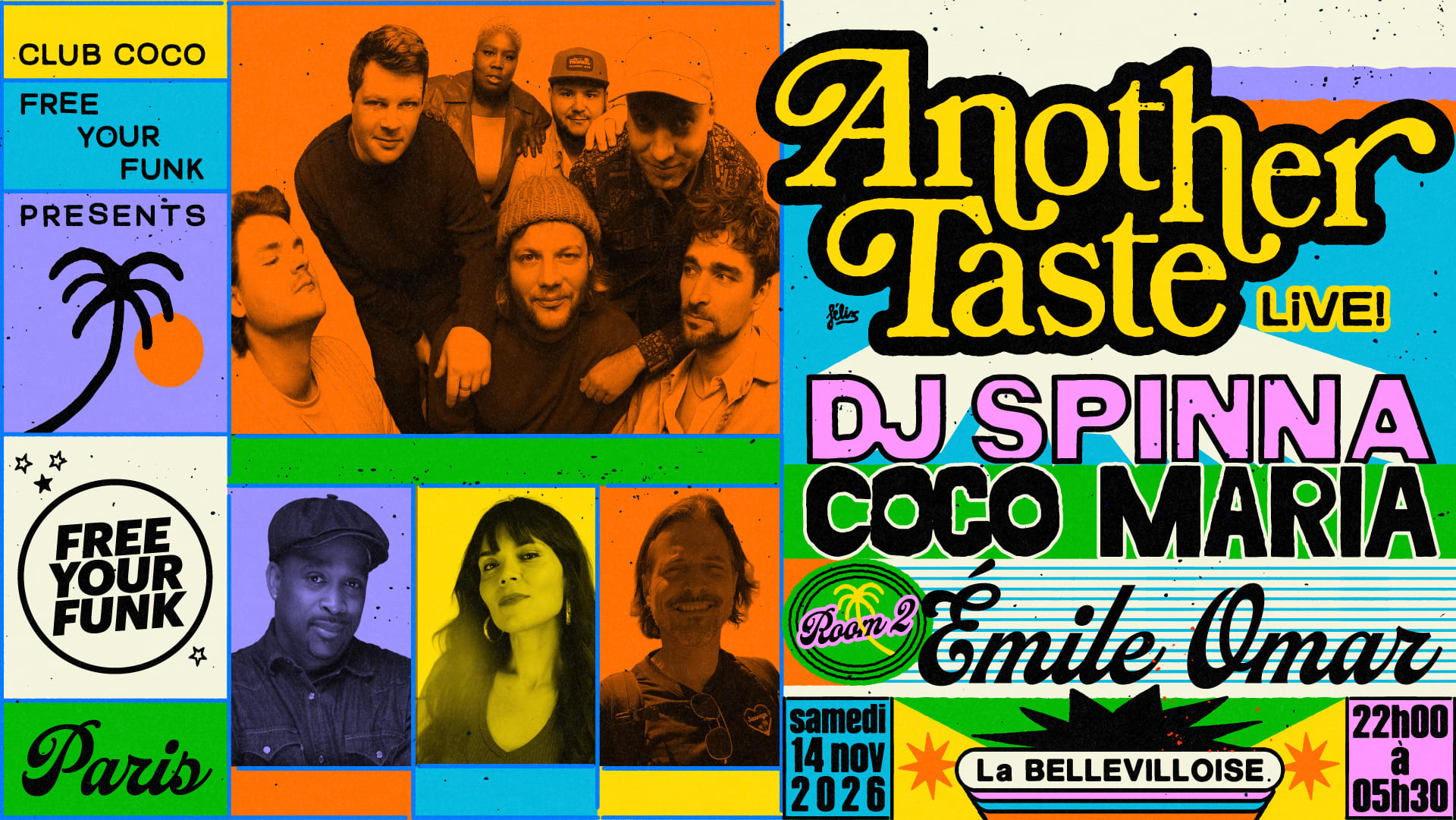 Free Your Funk X Club Coco: Another Taste, Dj Spinna... Cover