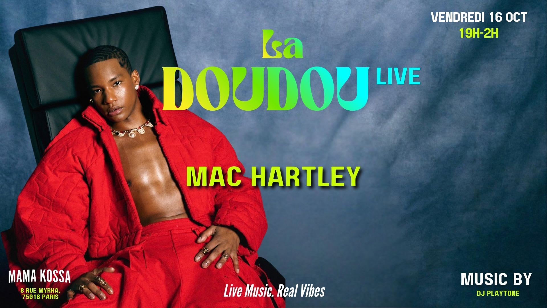 La Doudou Live X Mac Hartley Cover