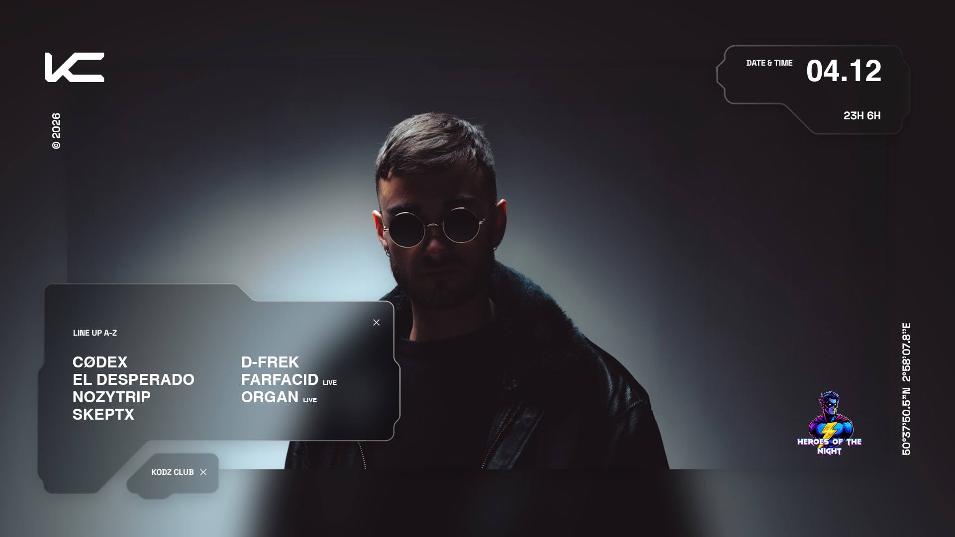 Kodz X Hotn Presents : D-Frek, El Desperado, Farfacid & More Cover