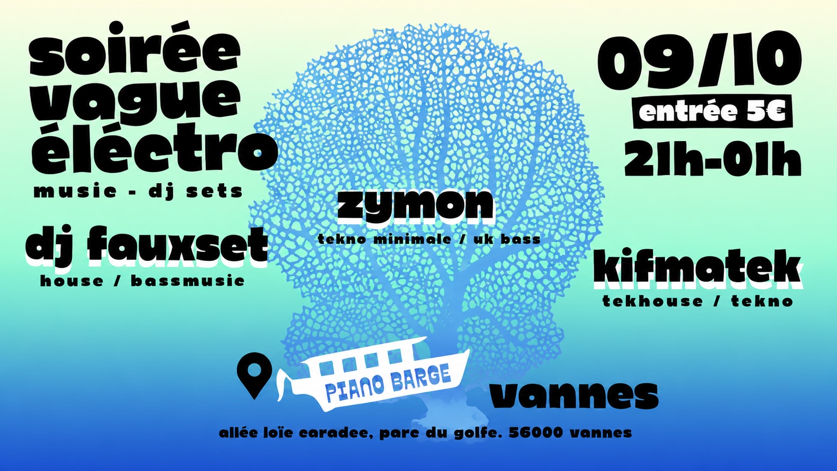 Sunset Barge #2 La Vague Electro Cover