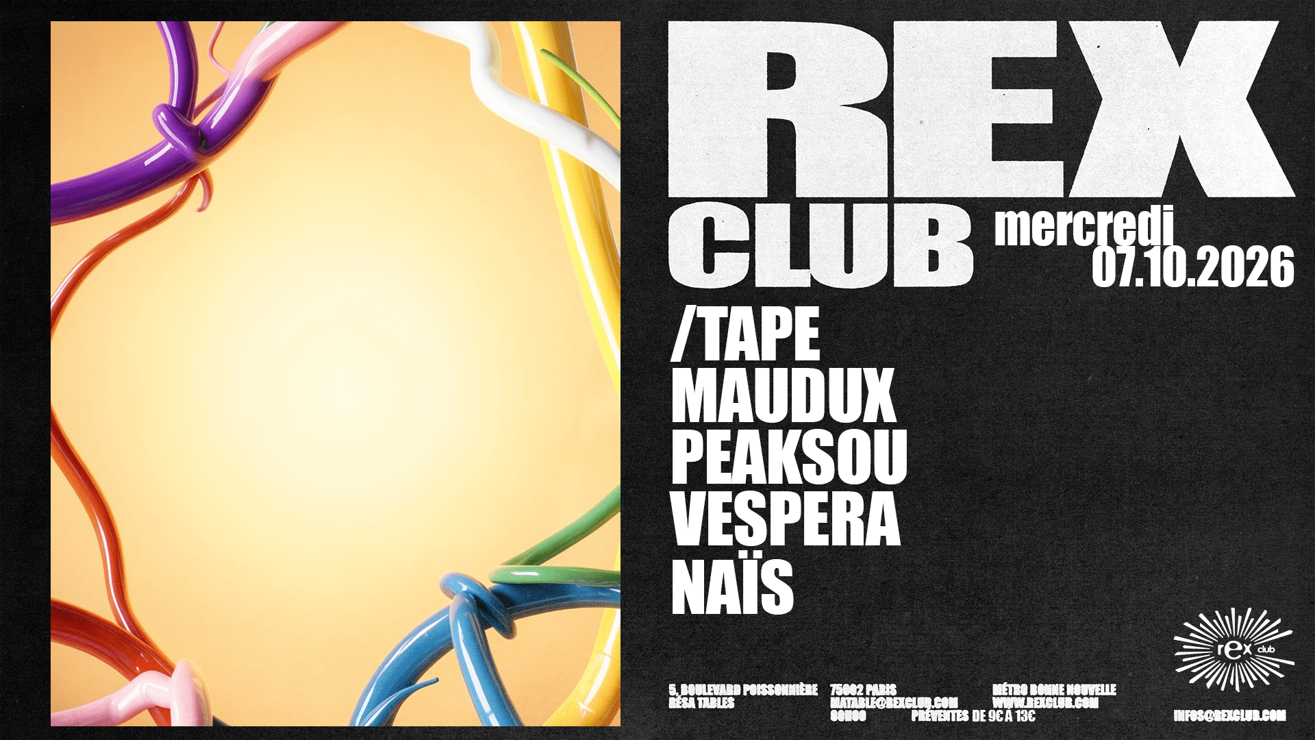 Tape: Maudux, Peaksou, Vespera, Naïs Cover