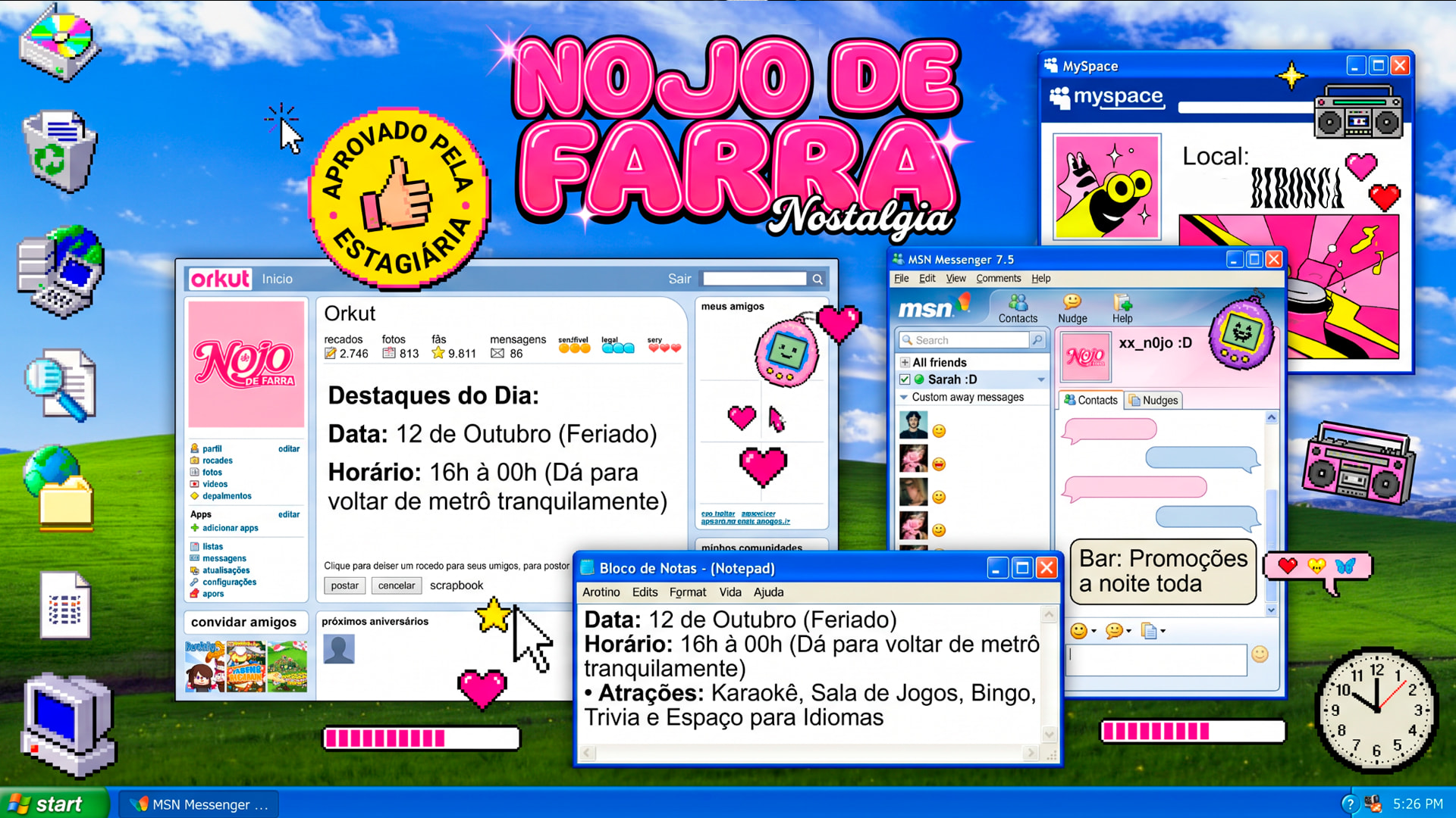 12/10 - Nojo De Farra: Nostalgia - Especial Dia Das Crianças Cover