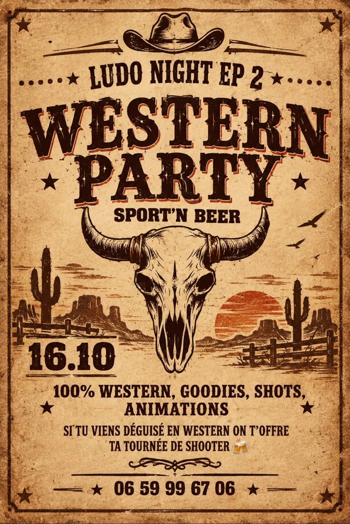 Western Party —  Sport'n Beer Nice🤠 Cover