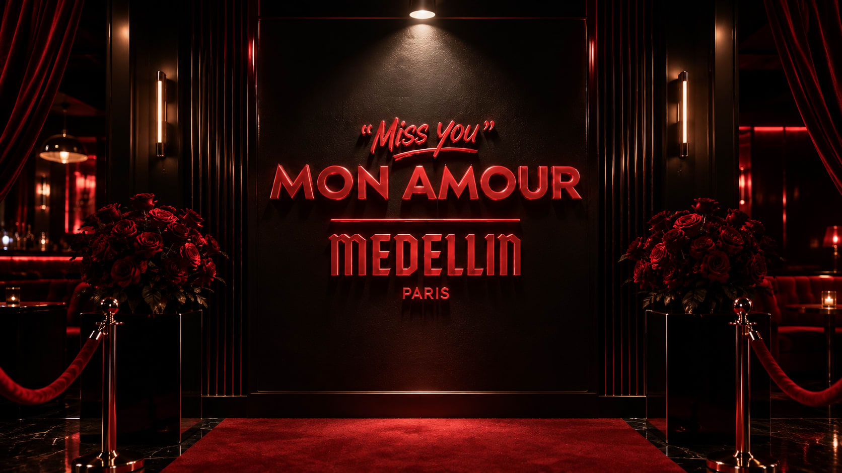 Miss You Mon Amour @ Medellin Paris - Dimanche 15 Nov. Cover