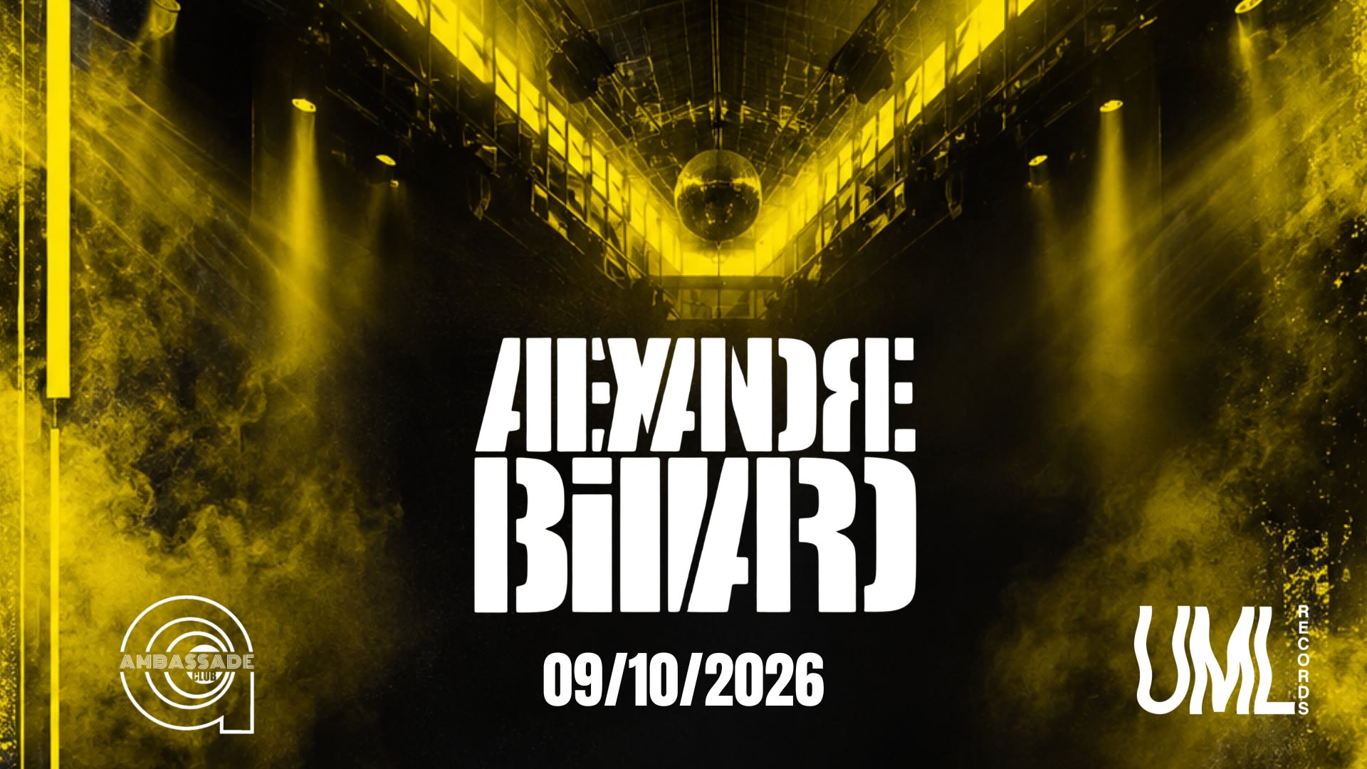 Uml Records With Alexandre Billard @ Ambassade Cover
