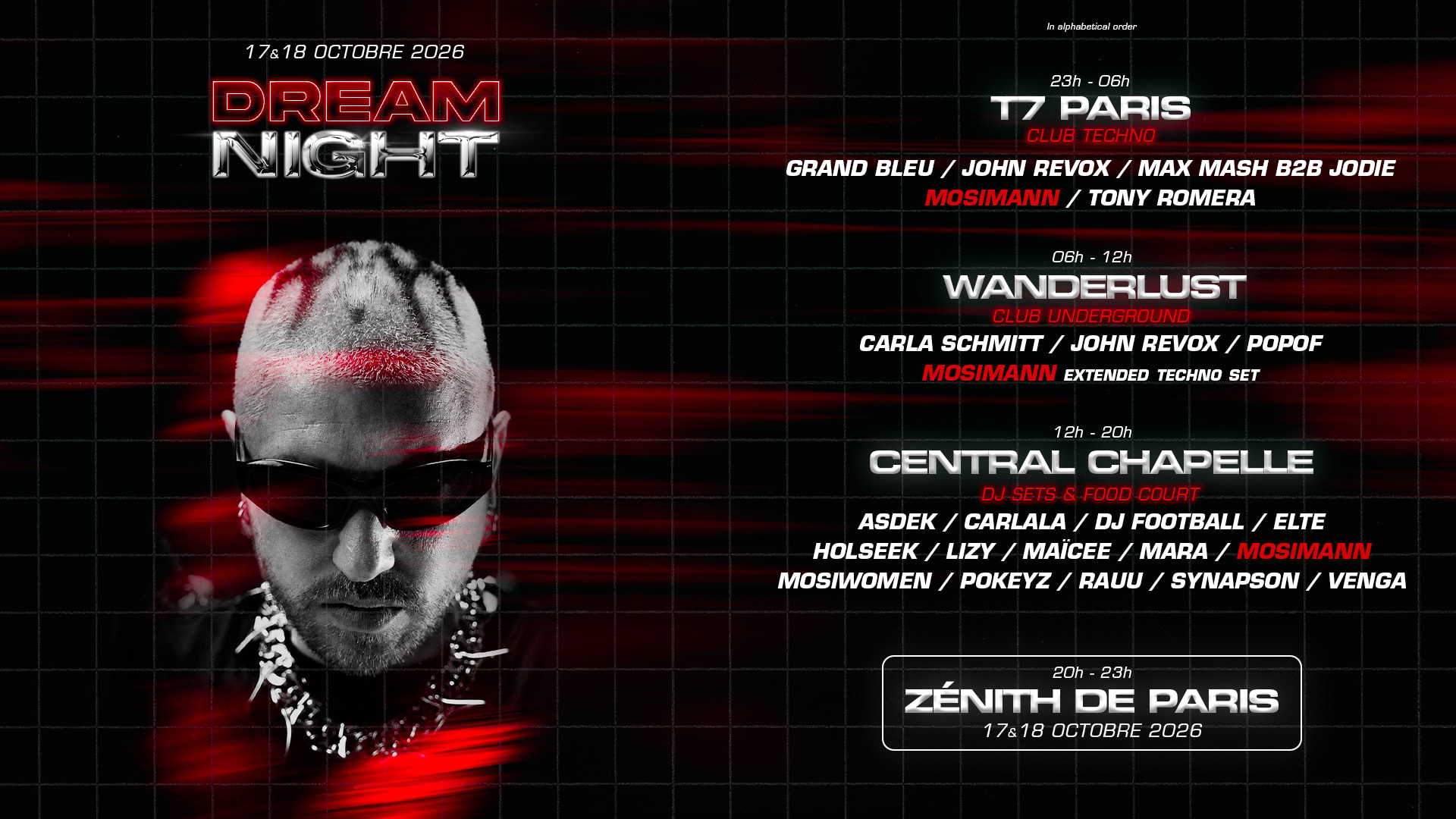 Mosimann : Dream Night Full Expérience Cover