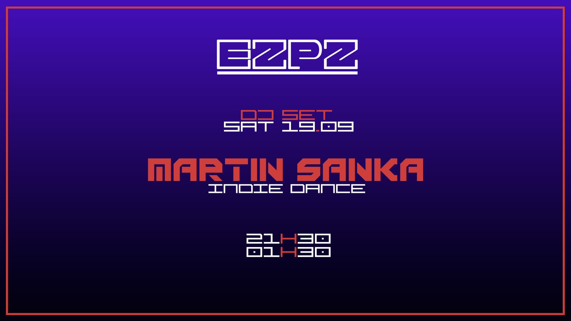 Martin Sanka @ Ezpz Cover