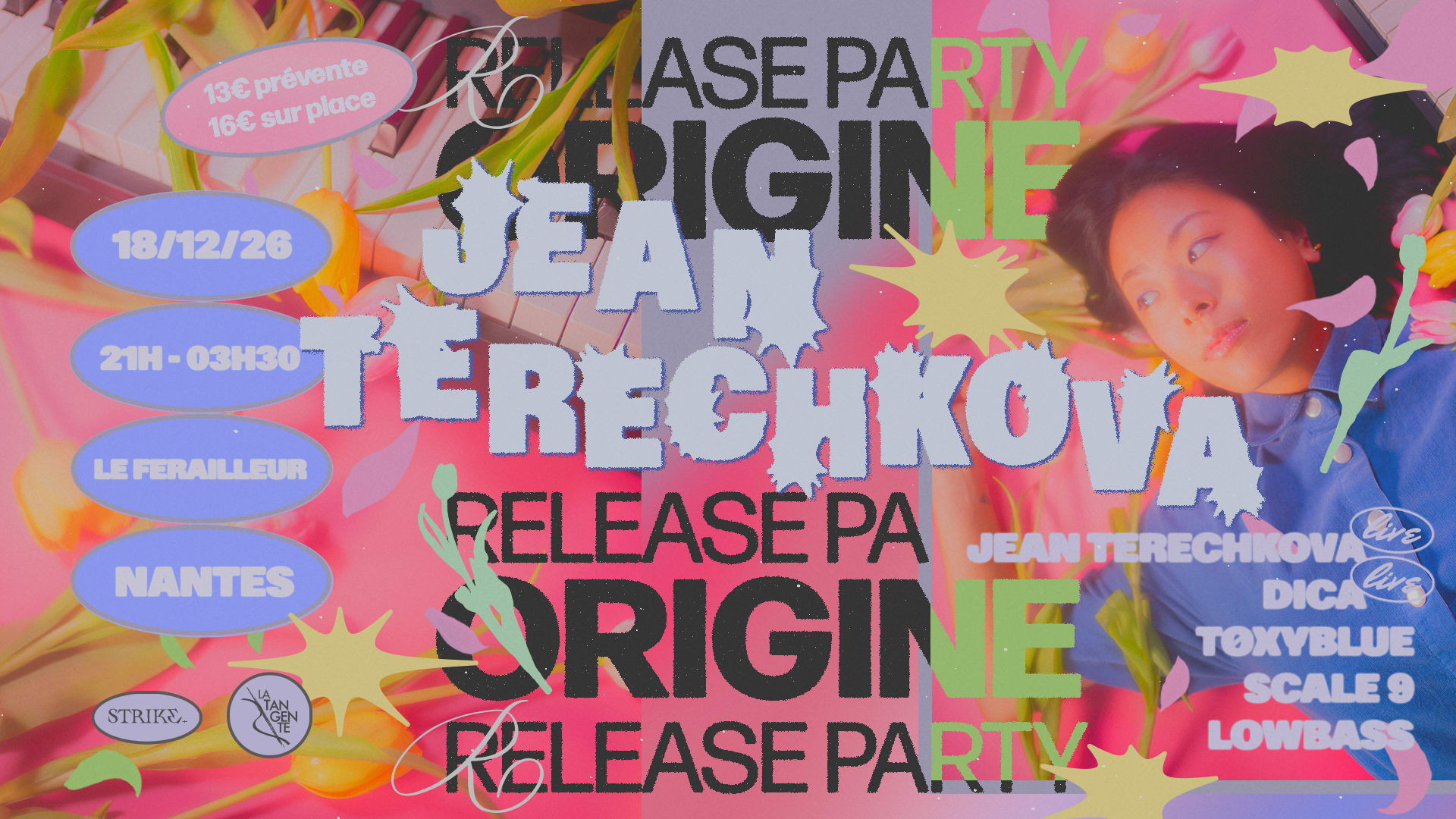 Jean Terechkova I Origine Release Party I Ferrailleur Cover