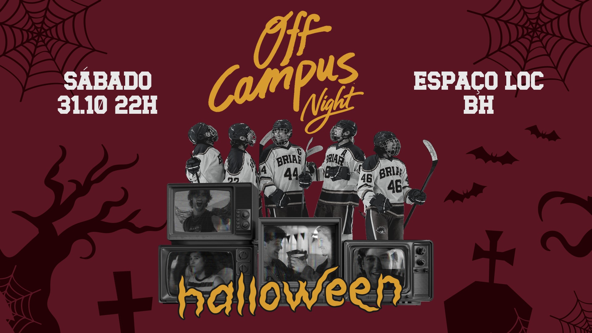 Off Campus Night Halloween Em Belo Horizonte Cover